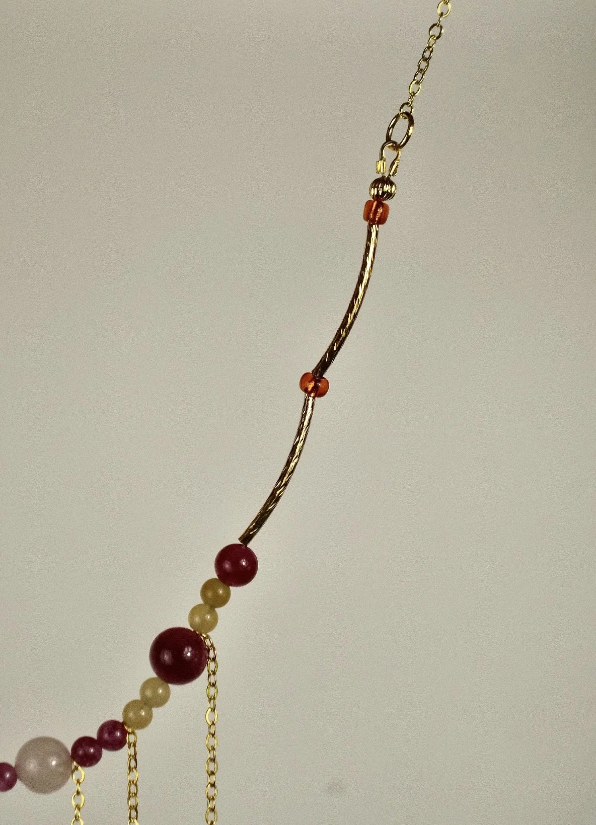 Fuchsia Cluster Choker