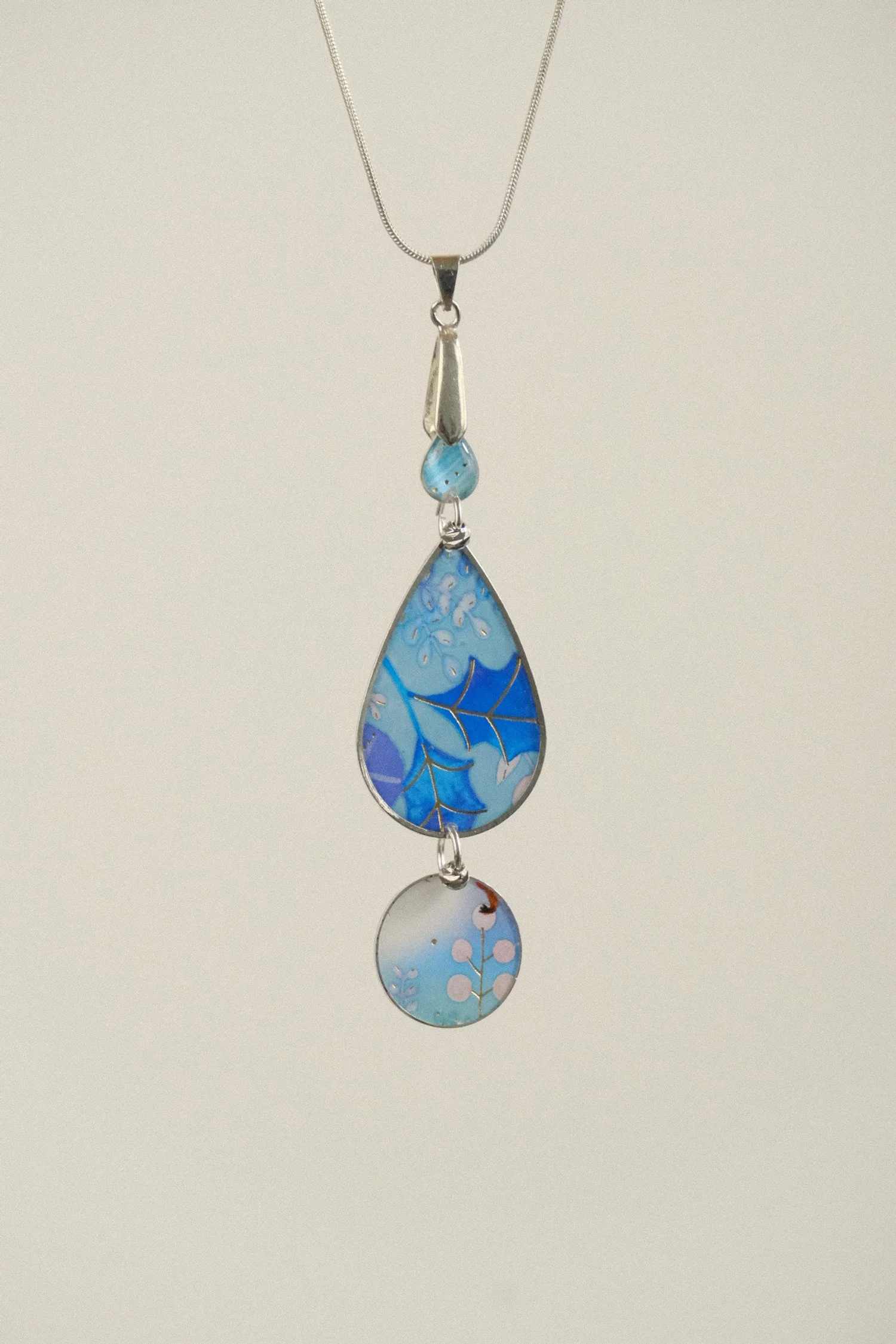 close up of the necklace
