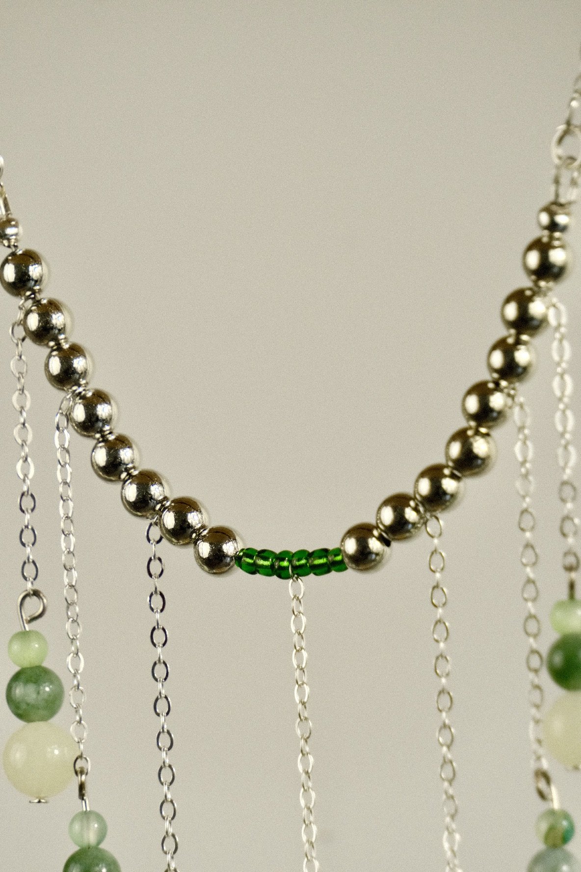 close up of the necklace