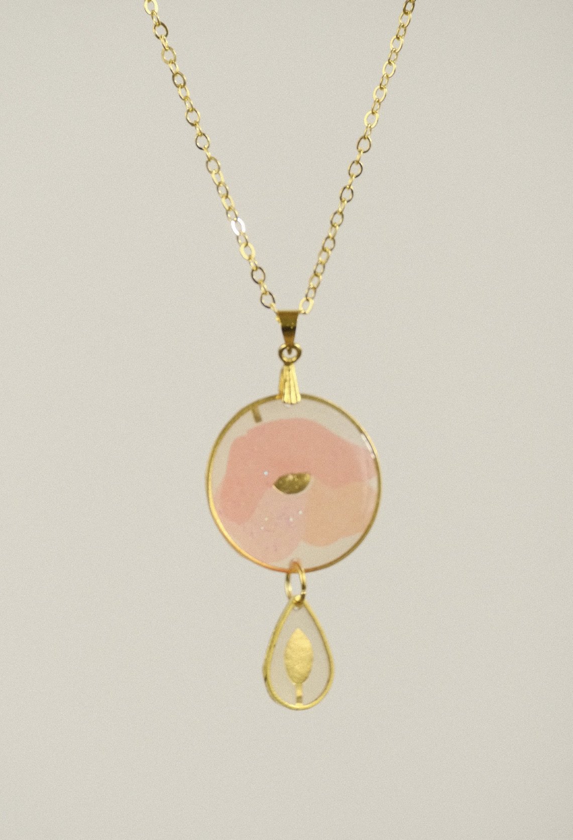 close up of the necklace