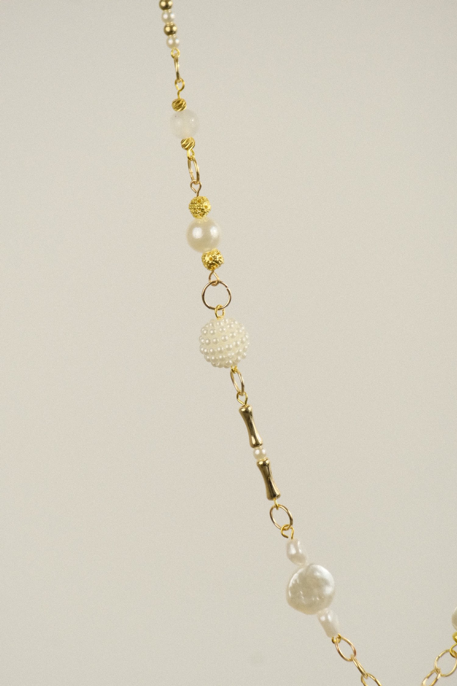 close up of the necklace