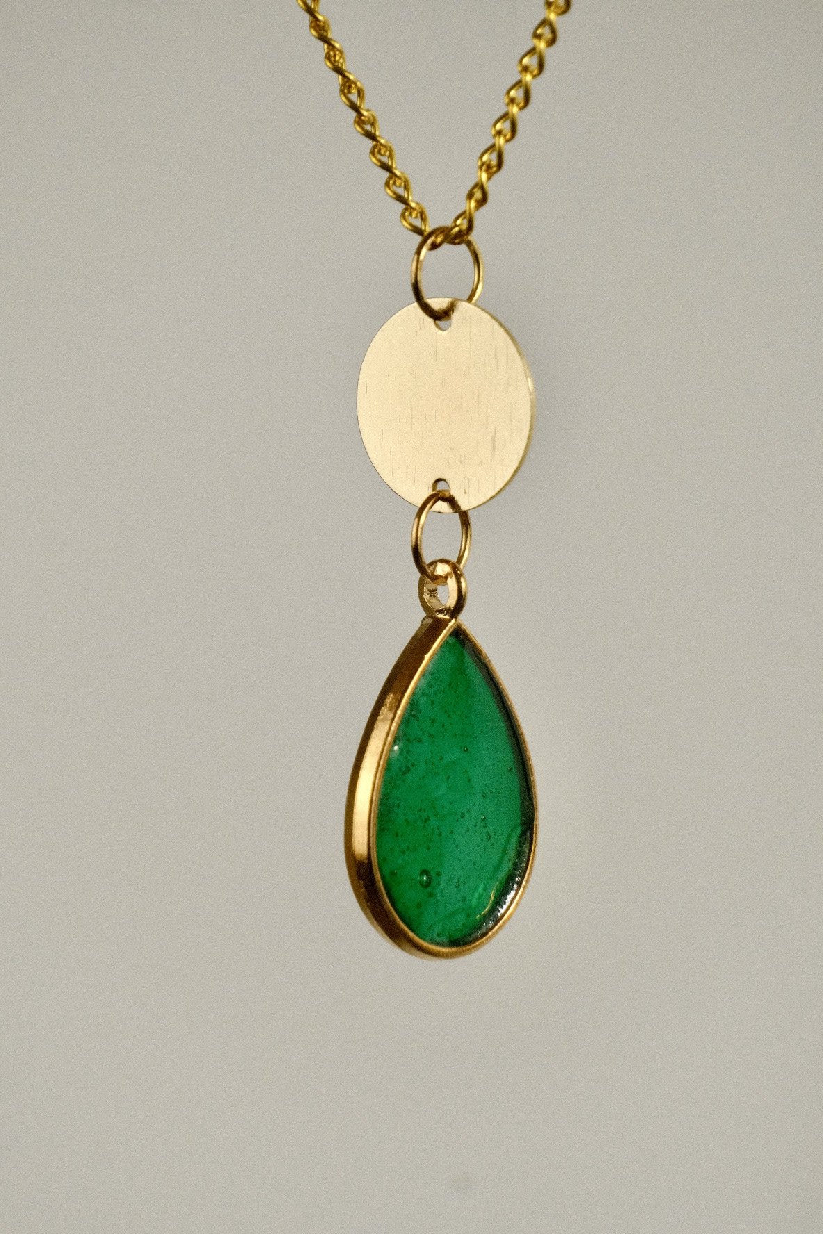 close up of the necklace