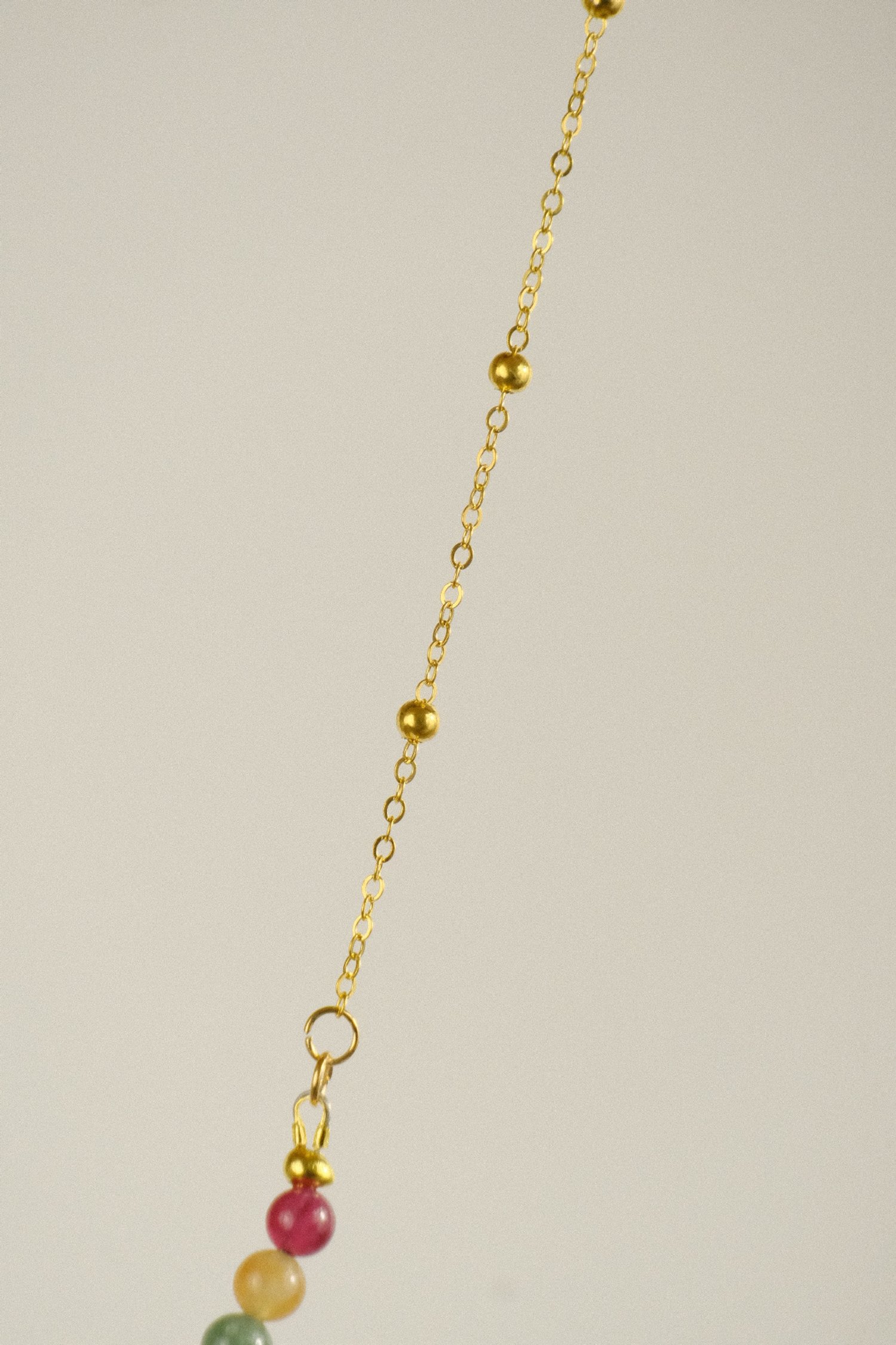 close up of the necklace