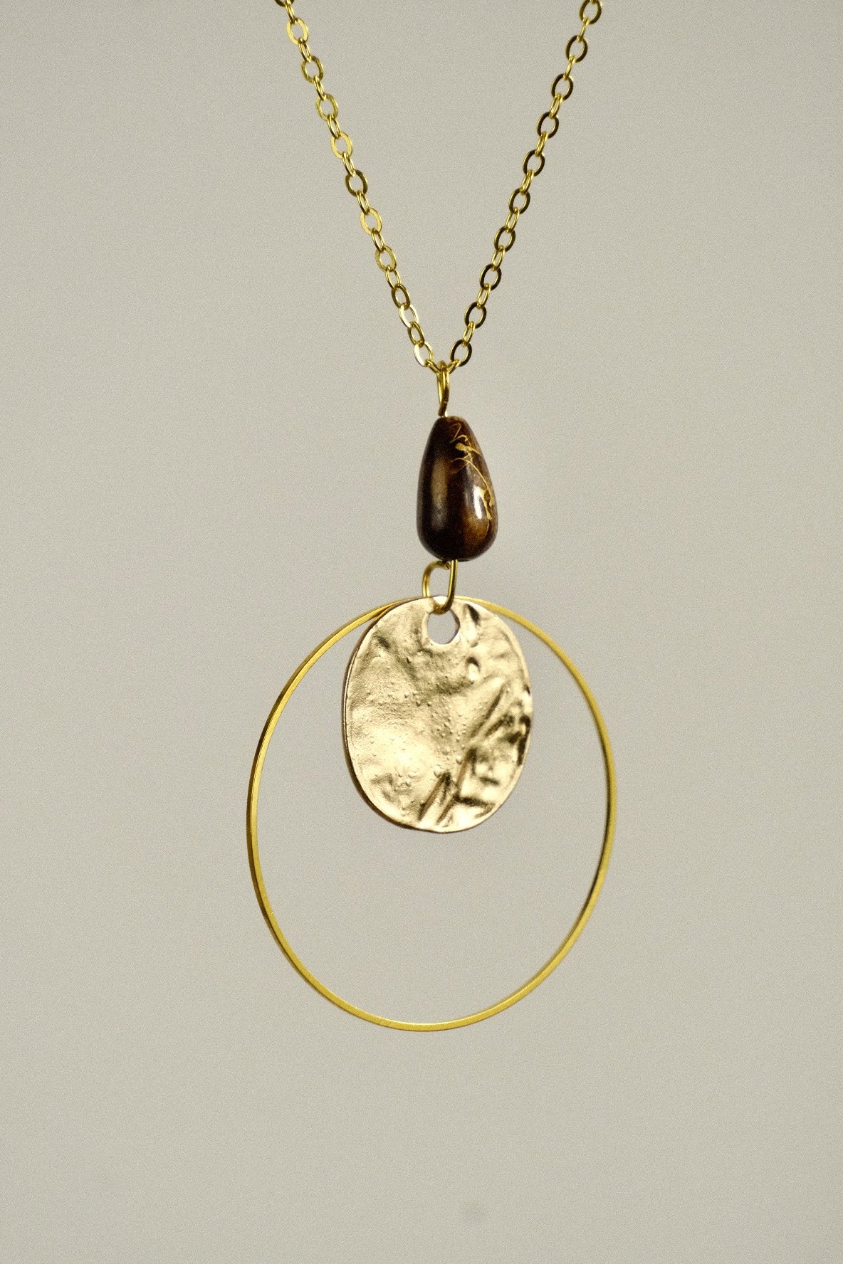 close up of the necklace