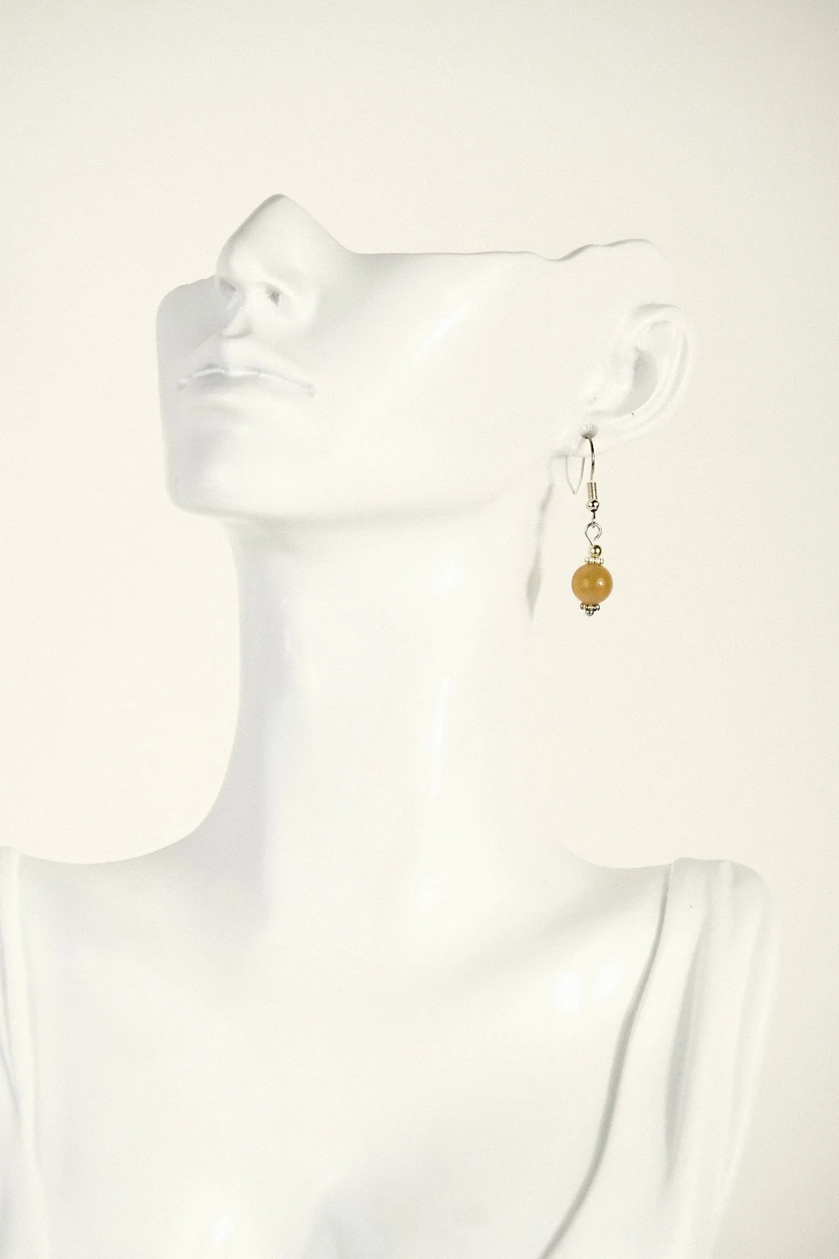 indigo roc light orange earrings