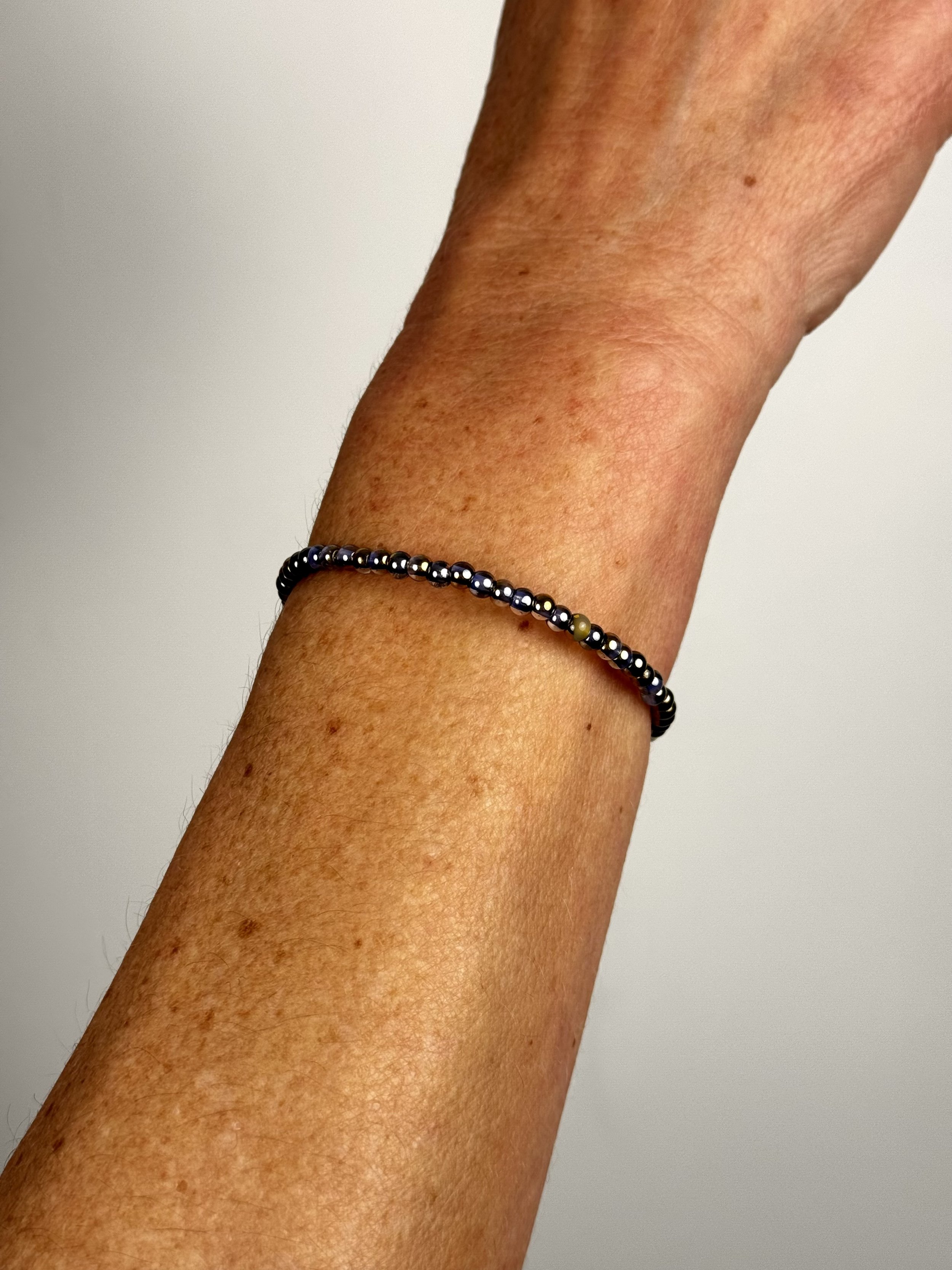worn view of the bangle