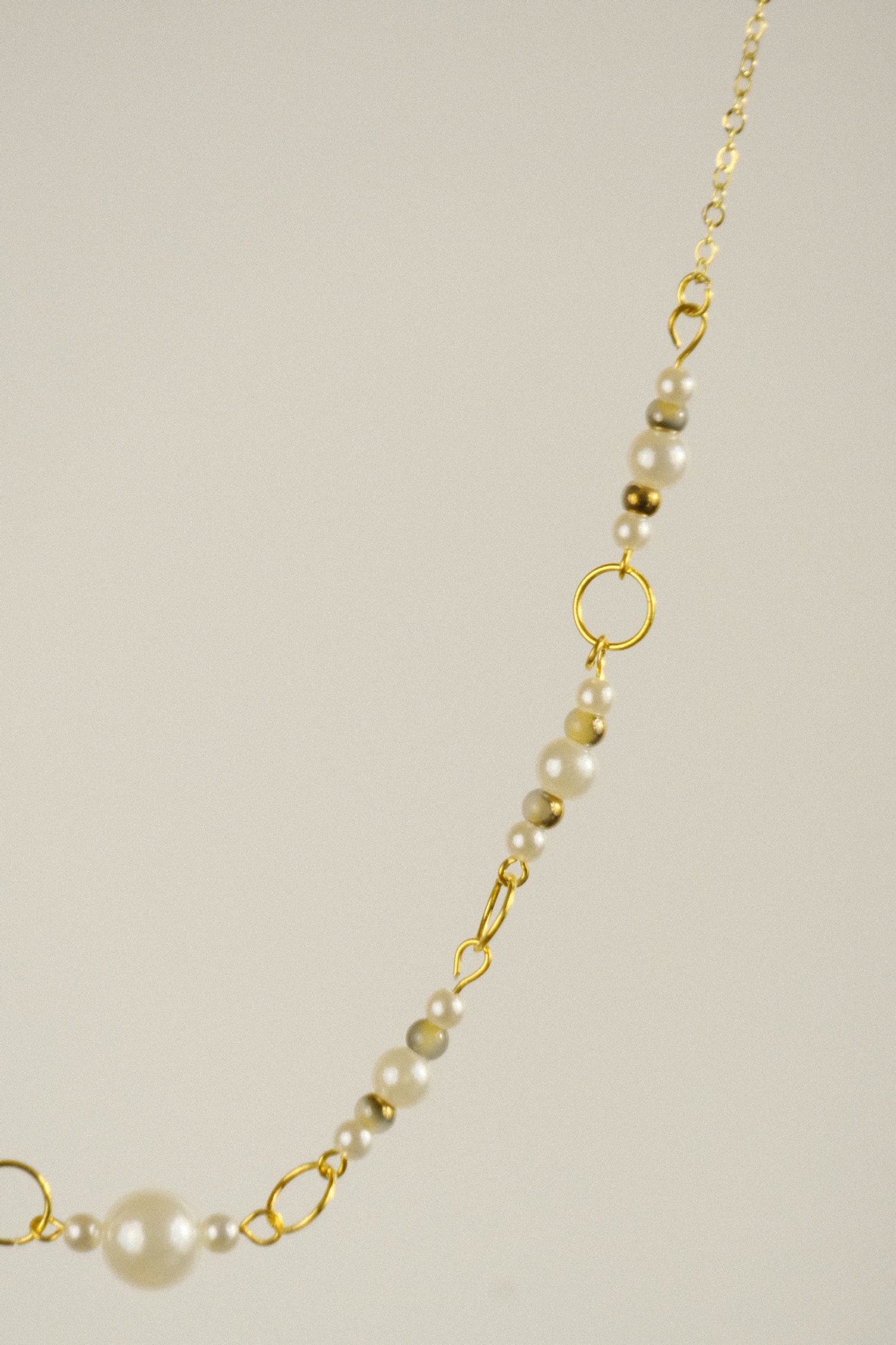 close up of the necklace