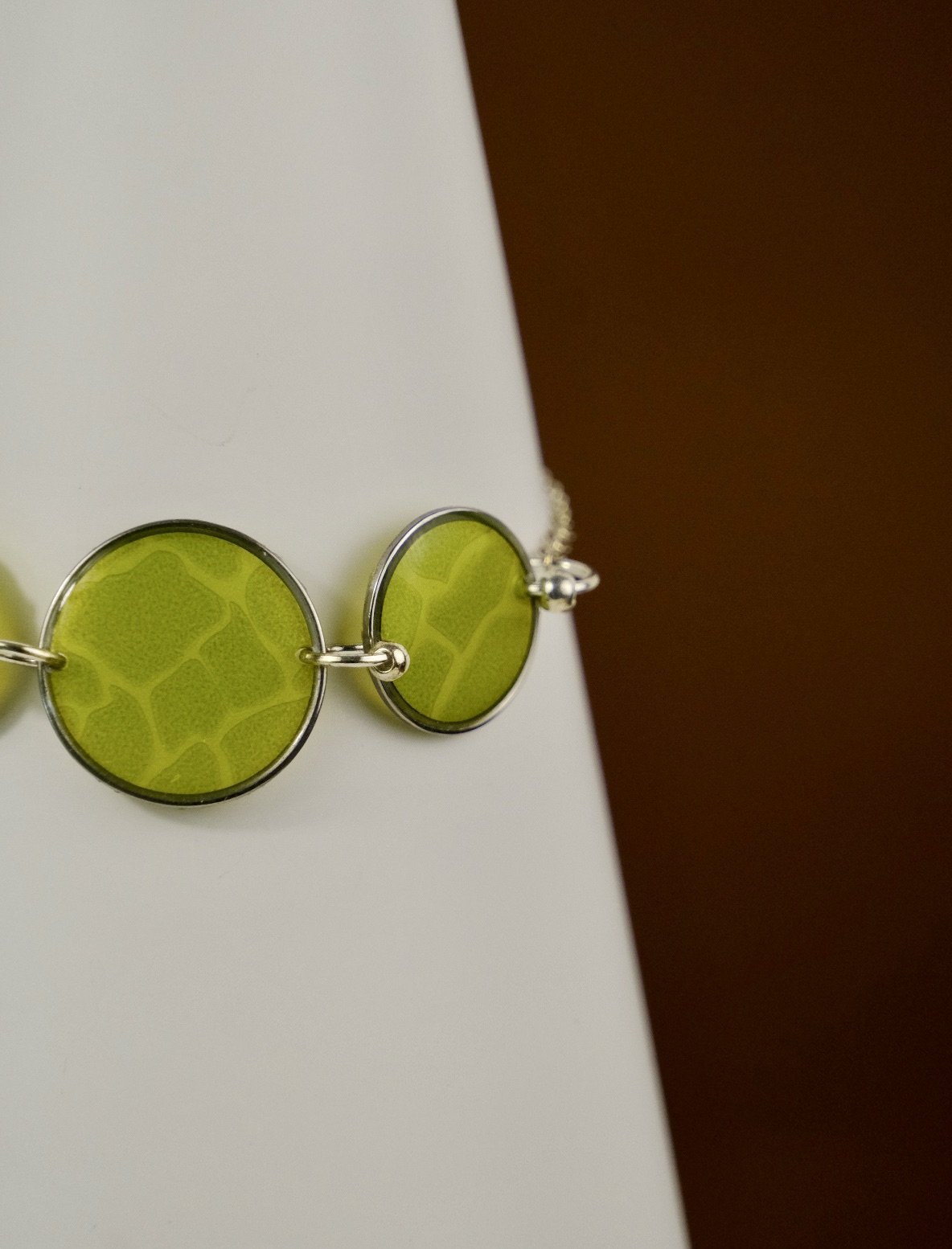 close up of the bracelet