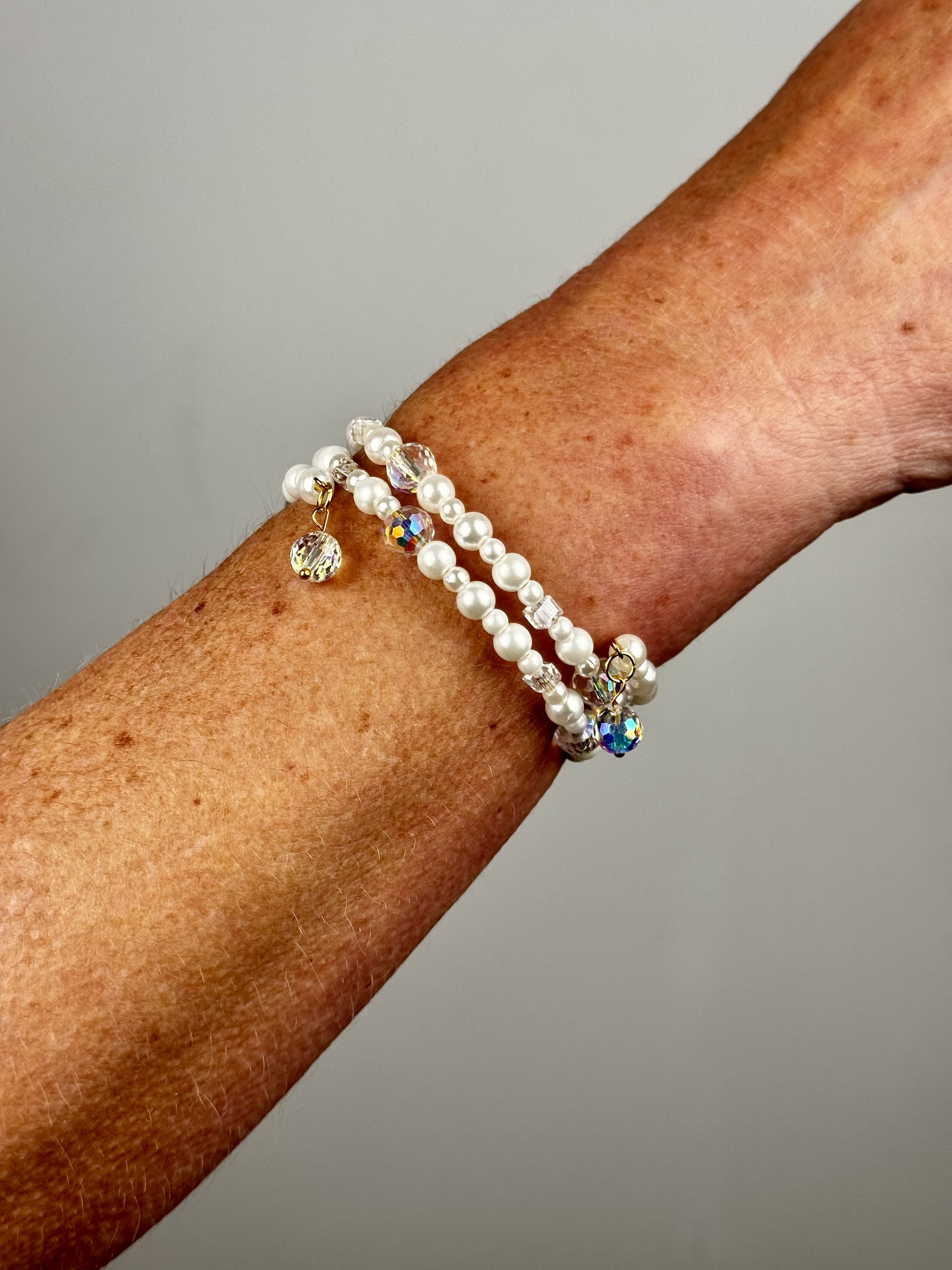 worn view of the back of the bracelet