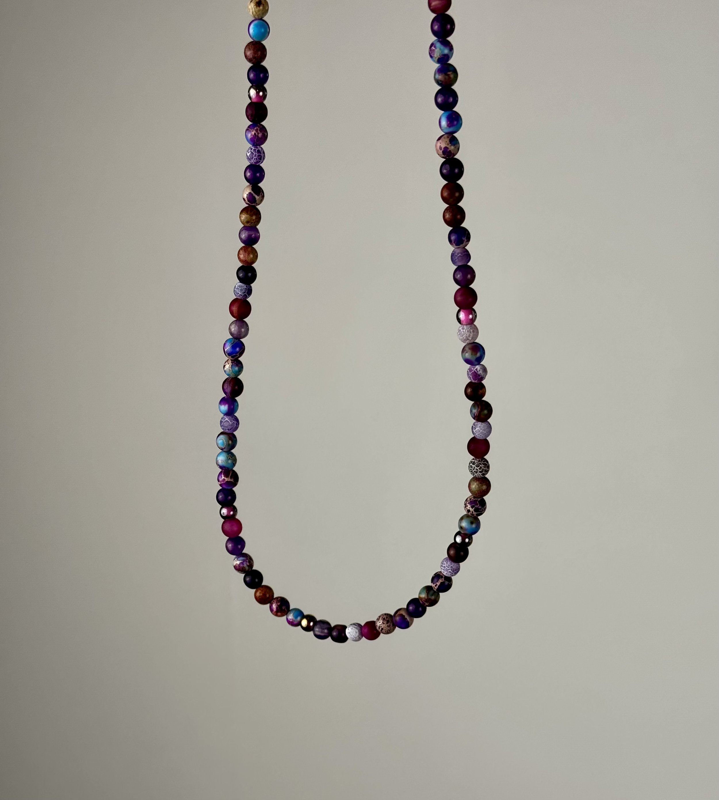 front view of the necklace