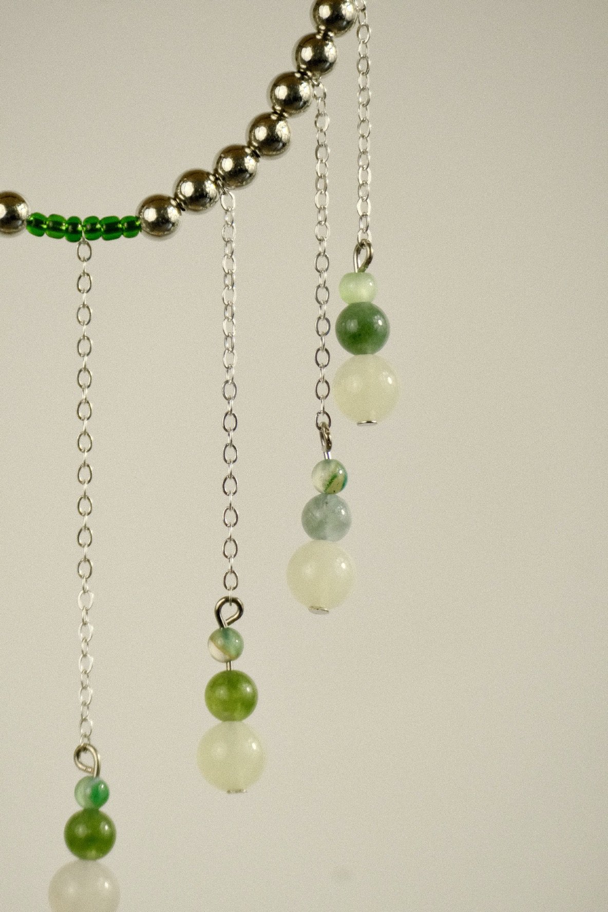close up of the necklace