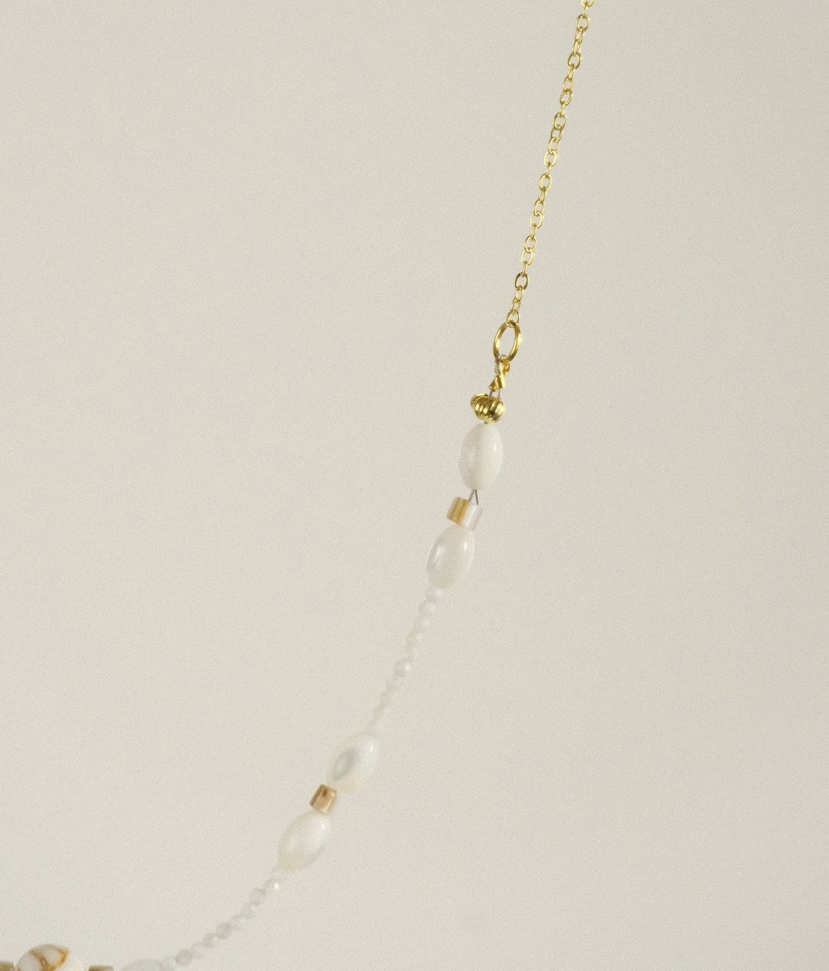 close up of the necklace