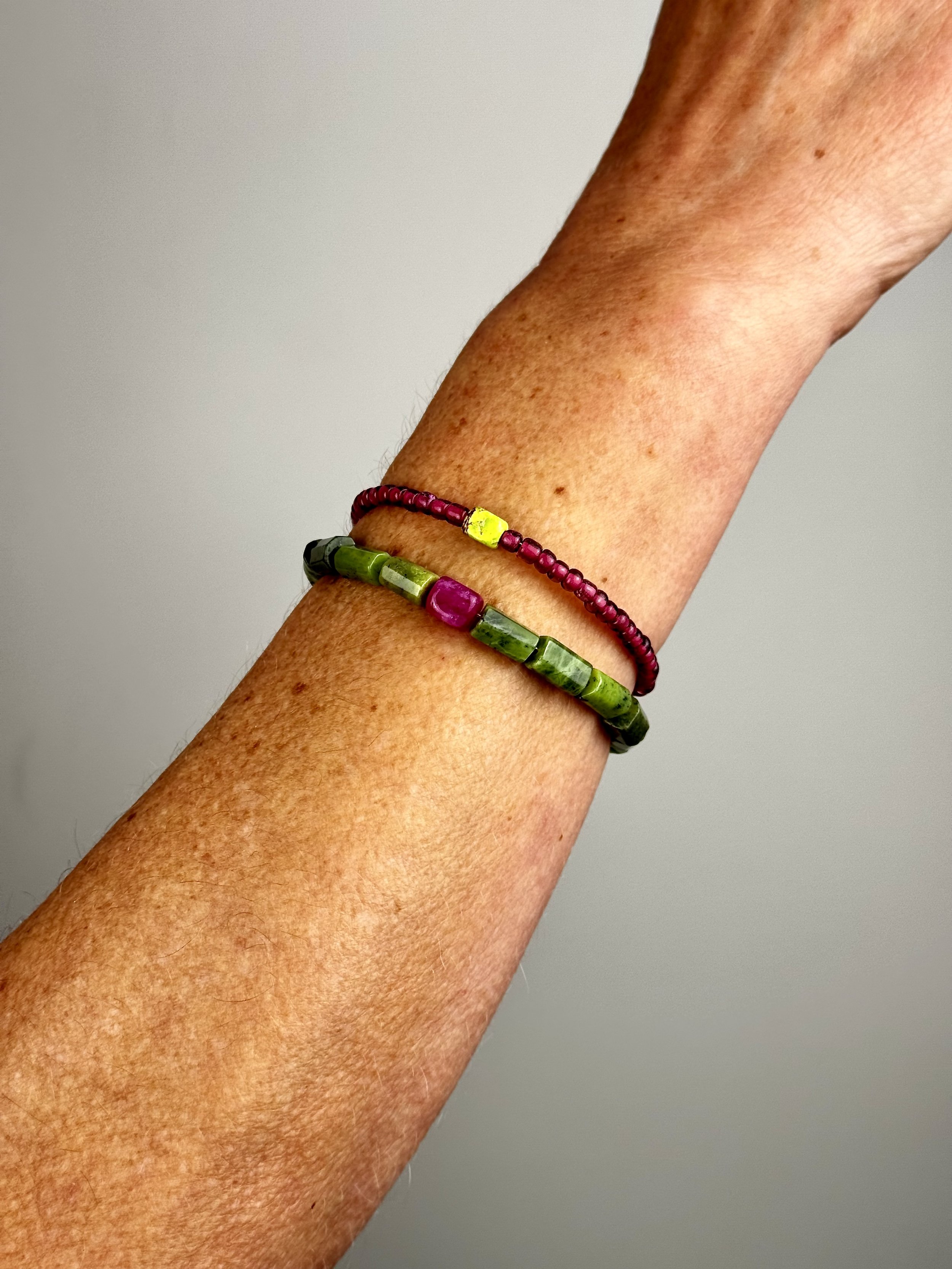 stacked view of the bangles
