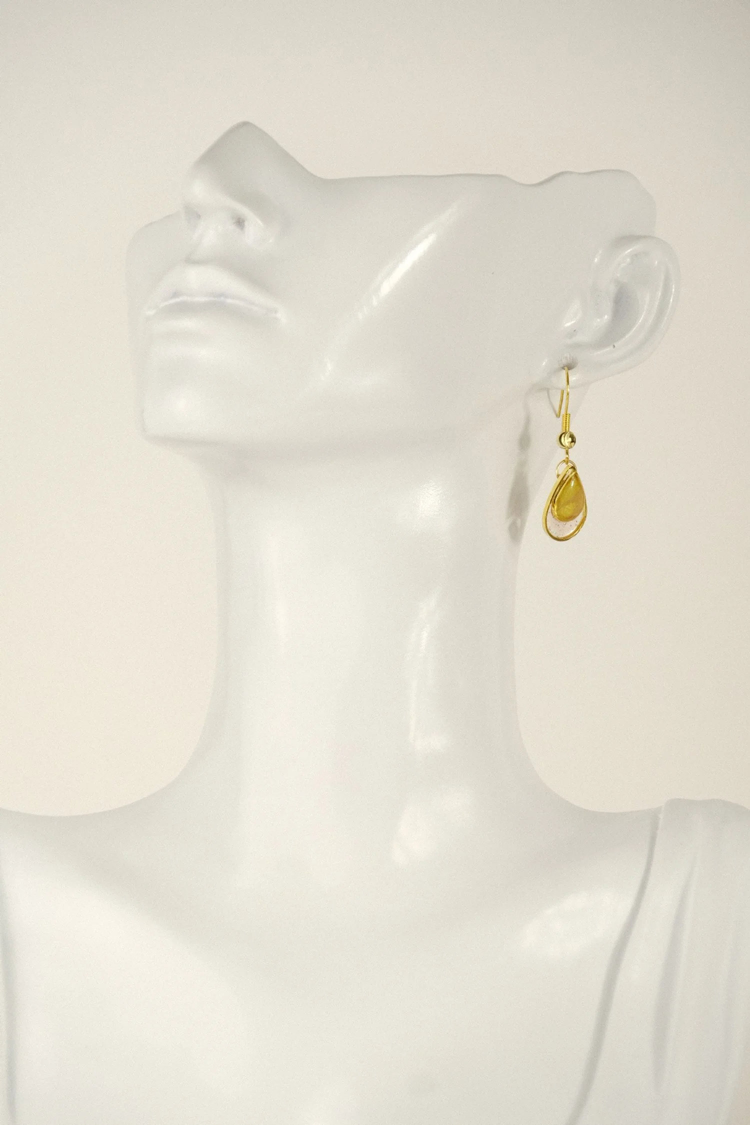 Dual Citrus Resin Earrings