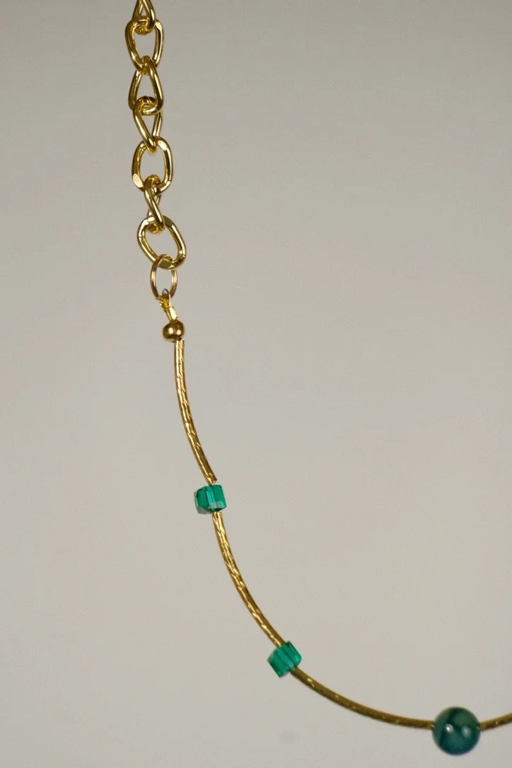 Emerald Bead Choker