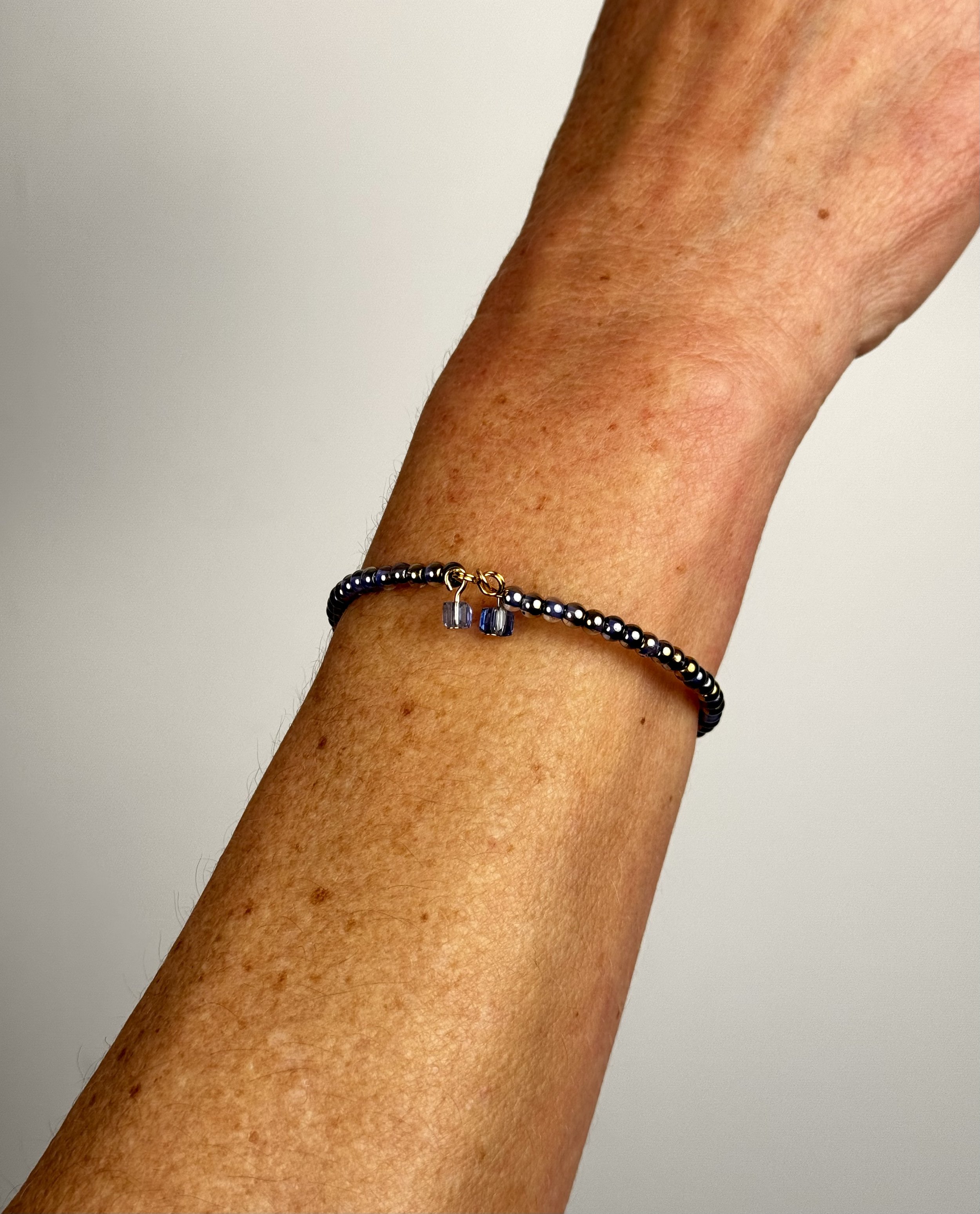 worn view of the bangle