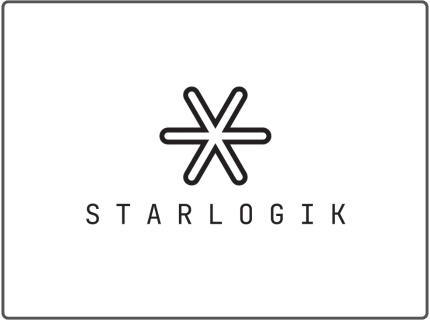 Starlogik logo with a stylized star shape above the text 'STARLOGIK'.