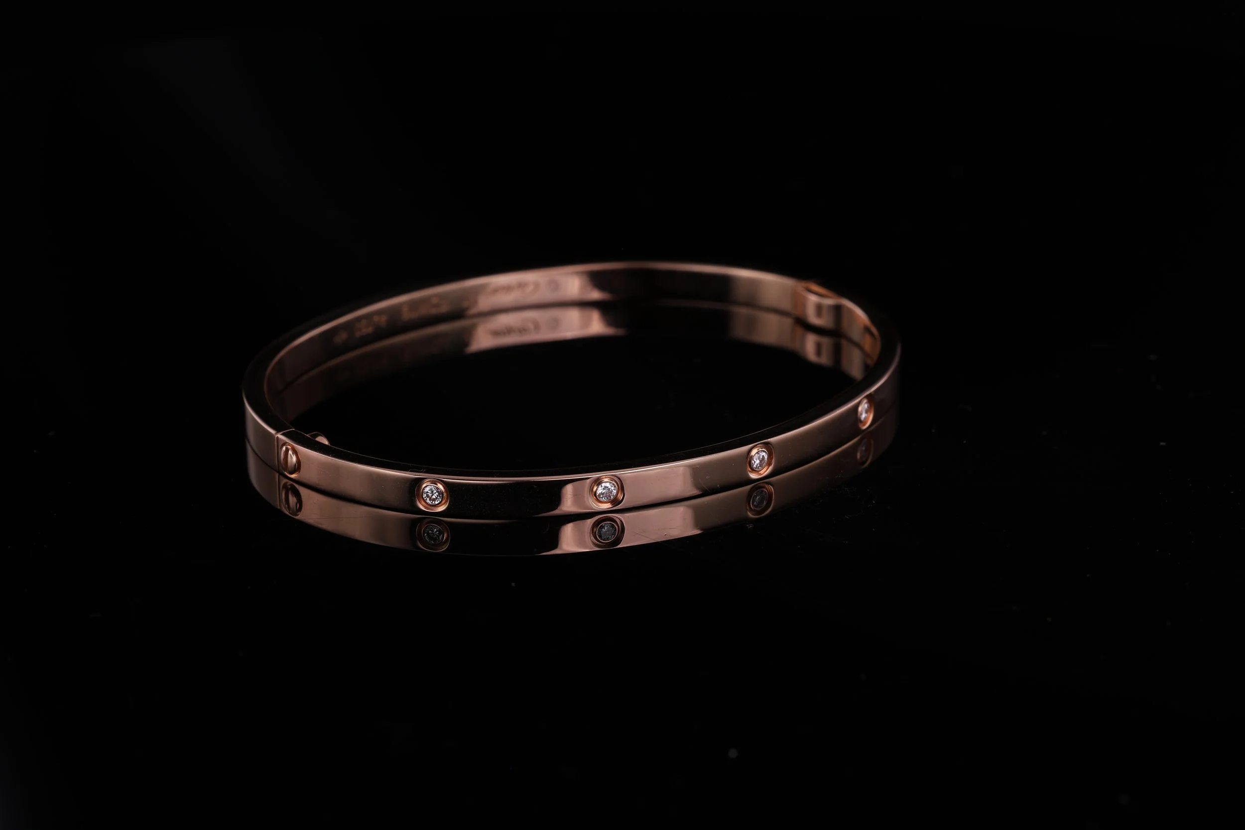 Cartier Love PM Or Rose diamants T17