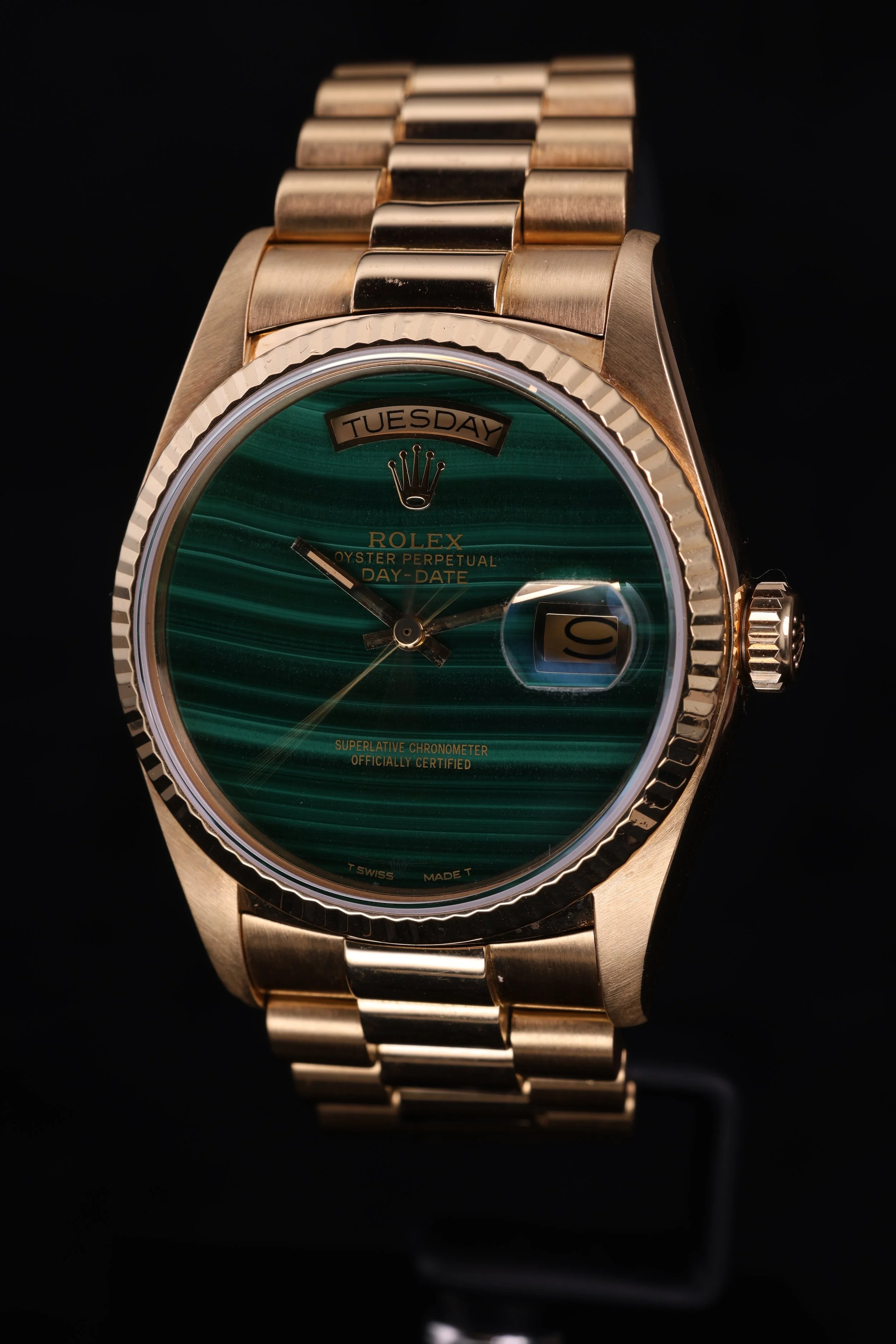 Rolex Day-Date 18038 malachite