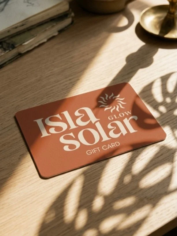 Give the gift of radiant skin, deep relaxation, and indulgent self-care ✨

Our Isla Solar Glow gift cards can be used toward a bespoke facial experience or our coveted Radiance Ritual Balm, the perfect luxury for someone who deserves to glow.

Whethe