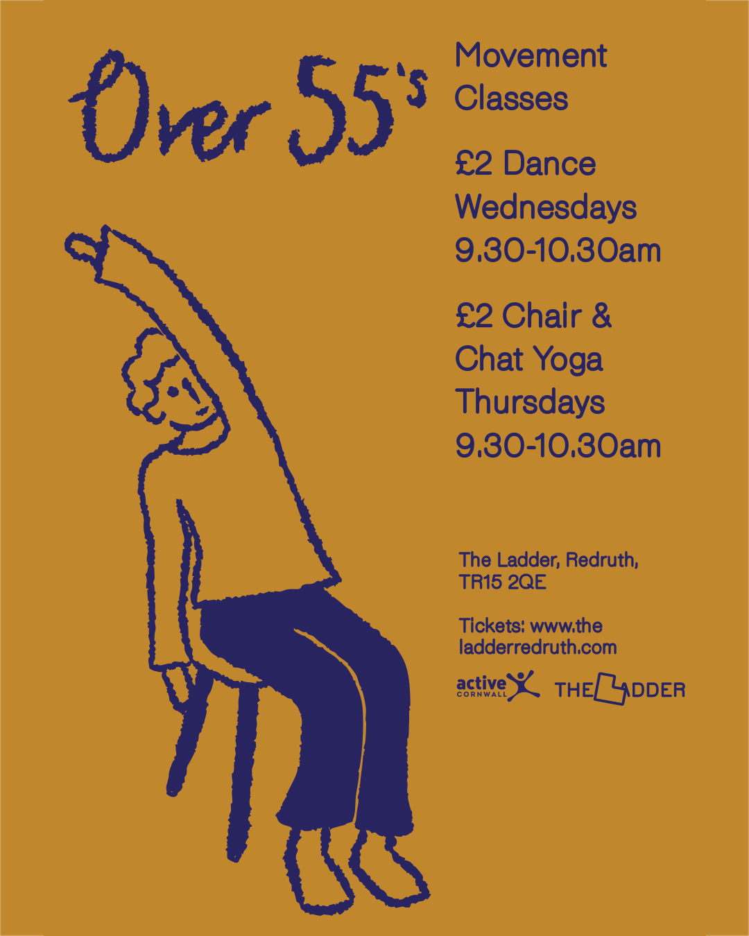 Chair &amp; Chat: Yoga &amp; Gentle Exercise for over 55s