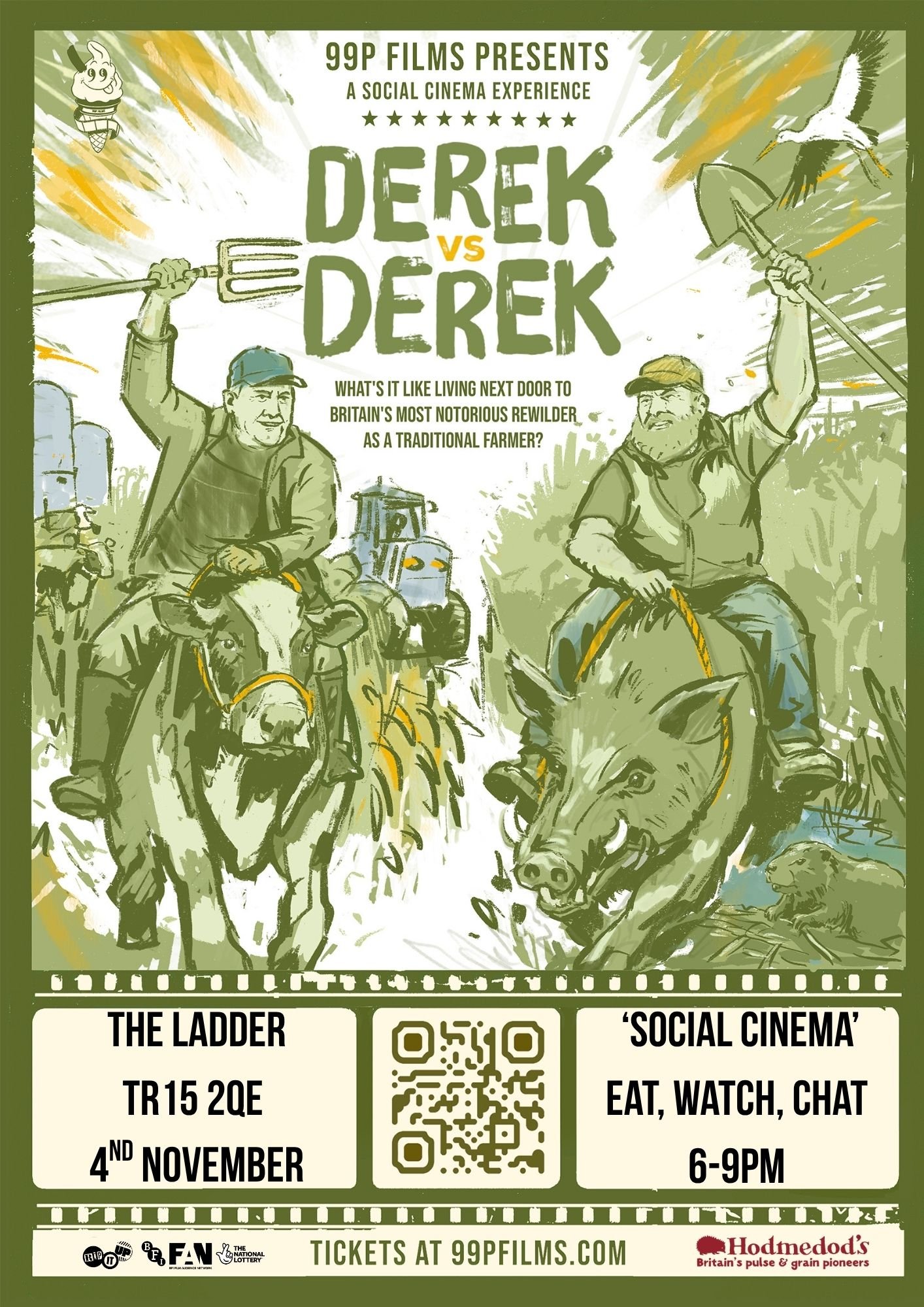 Eyes Peeled & 99p Films Present: Derek vs Derek