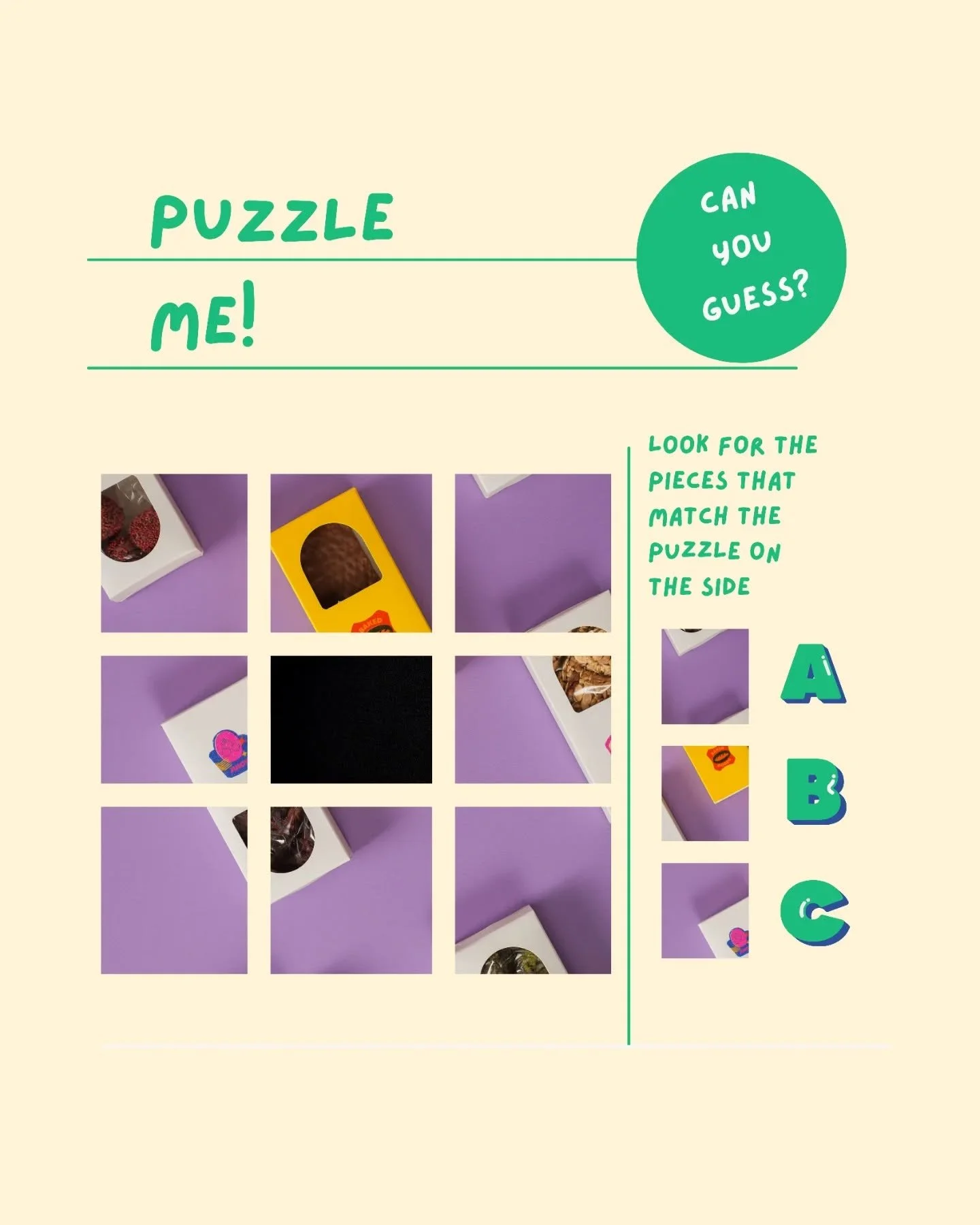 Can you guess the missing piece? 
Comment below A, B, or C 👇