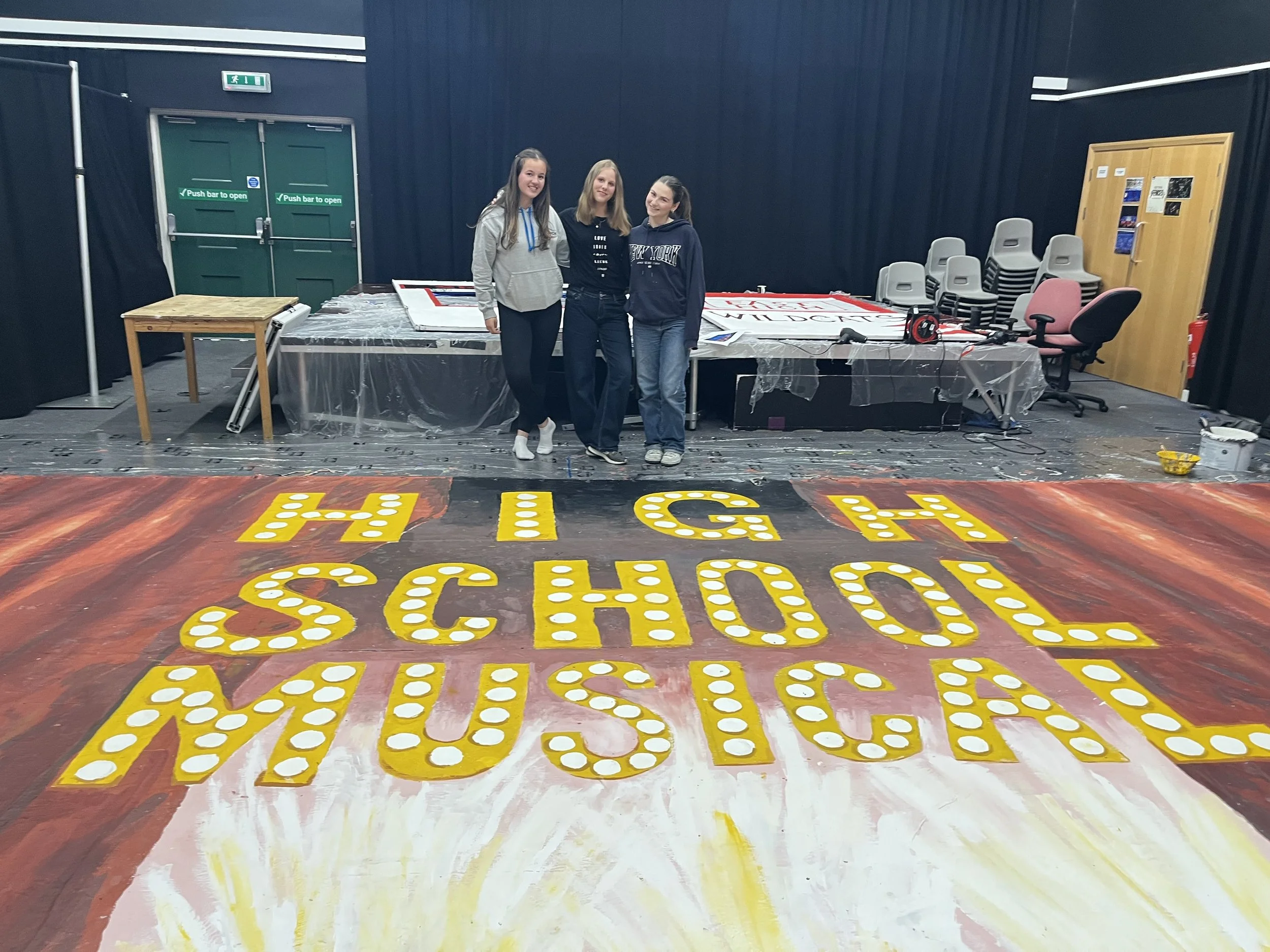 ‘High School Musical’ Backdrop and Scenery