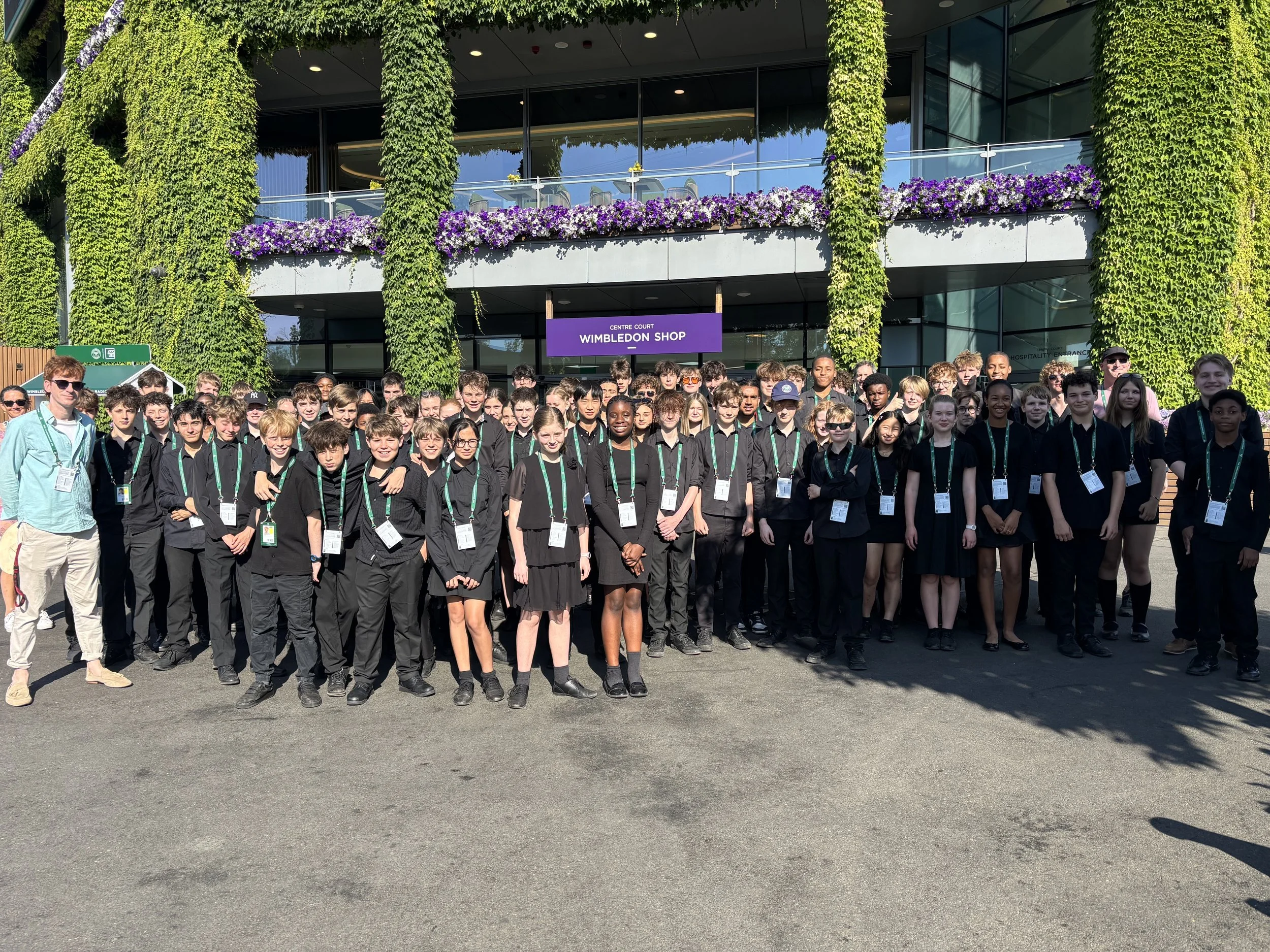 Concert Band Perform at Wimbledon