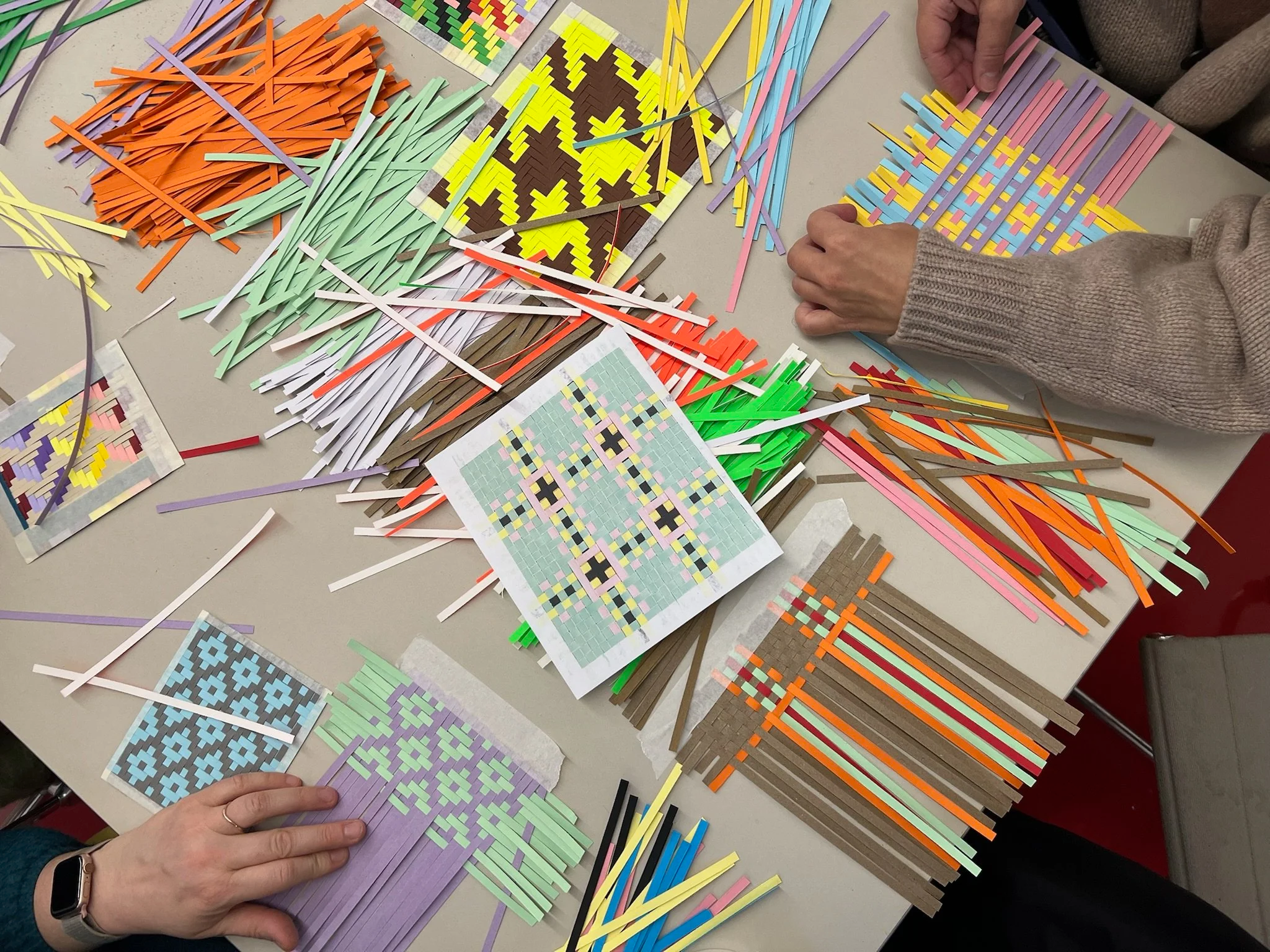 Workshop paper weaving x Minimono