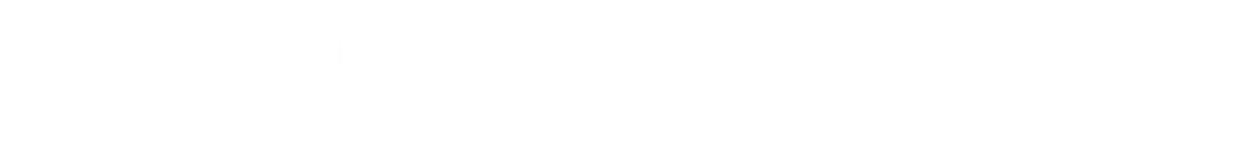 Text with the words 'Driving Energy Empowering Change' in white letters on a black background.