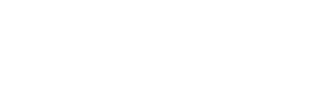 A black and white logo with the text 'EMPOWERING LIVES' at the top and an illustration of a person with outstretched arms underneath.