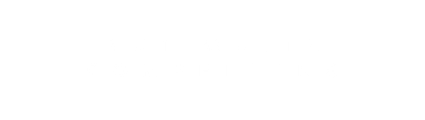Black background with white text that reads "But Quite Compelling" above, and "But Quite" above "Compelling" in larger font.
