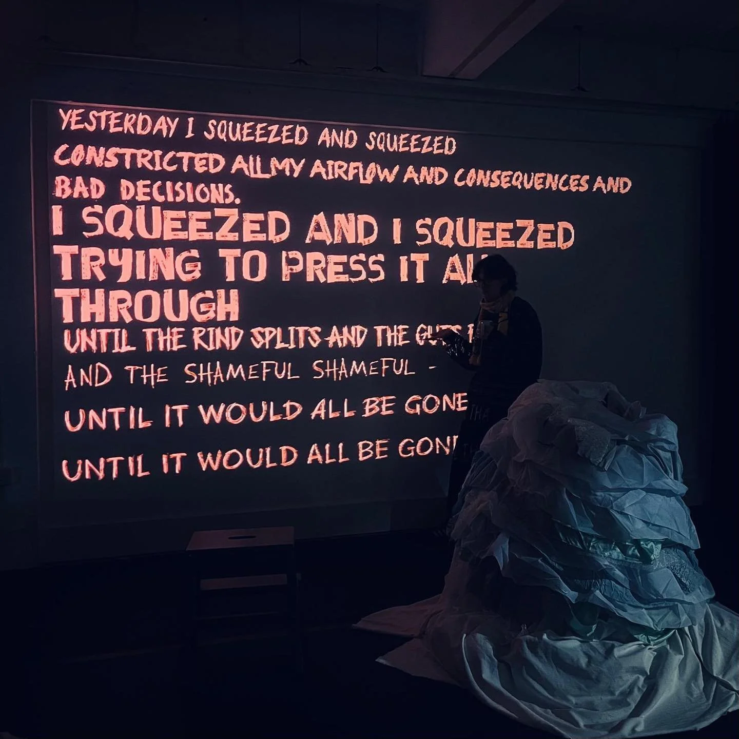 There are some beautiful things happening at @london_performance_studios in the Knit Your Own R&amp;D&hellip; here&rsquo;s a sneak peek at what&rsquo;s to come. 

Want to see the real thing in our WIP shows? Ticket link in bio 🎟️🎟️🎟️

All shows ar