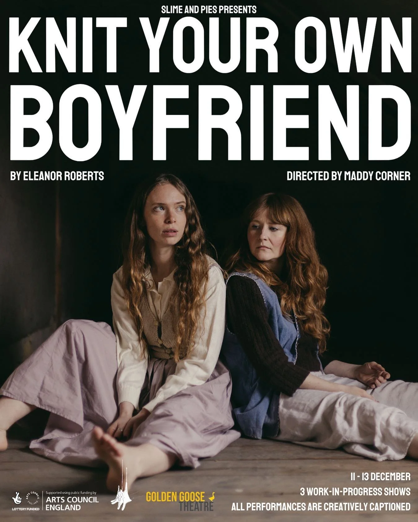 🌖 NEW POSTER 🌔

Fresh off the press, our Knit Your Own Boyfriend poster, shot by the wonderful @millalewis 

Take a peek into the world of Onya and Tease. 

Have you got your tickets yet for our WIP shows at @goldengoosetheatre yet? Link in bio, go