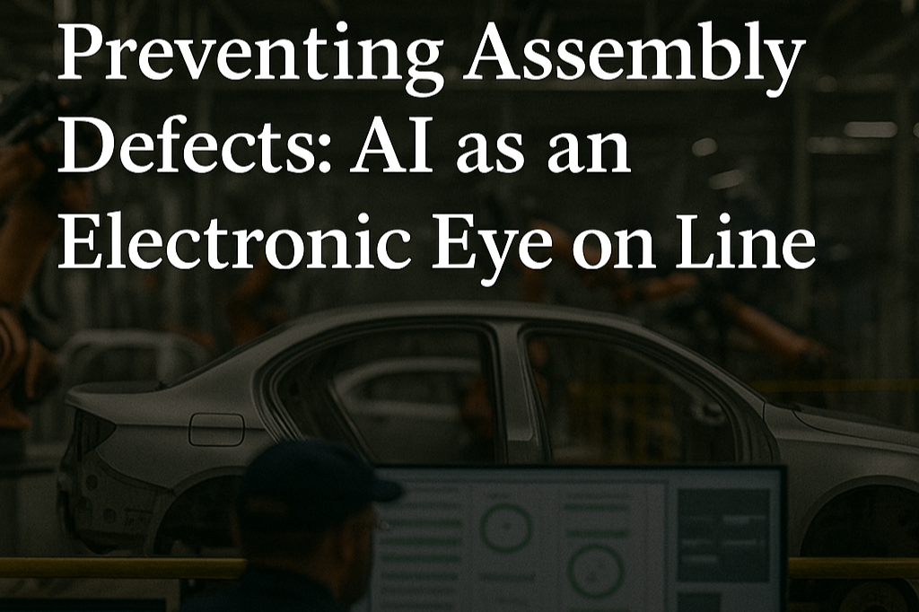 Preventing Assembly Defects: AI as an Electronic Eye on the Line