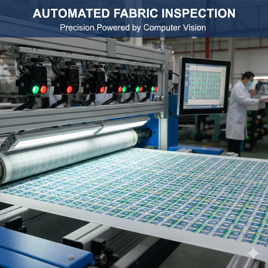 Visual Inspection of Fabric Printing: Perfect Alignment