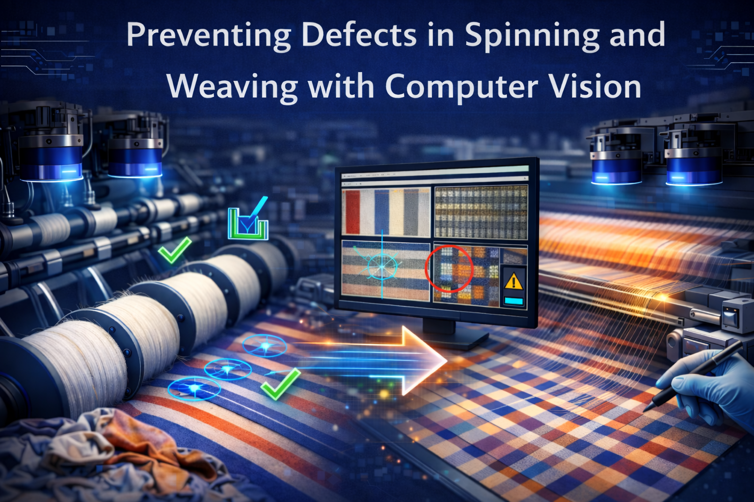 Prevenire Difetti in Filatura e Tessitura con Computer Vision