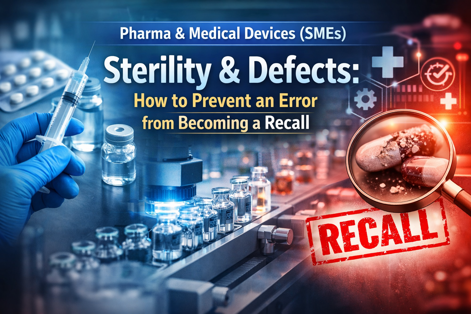 Sterility and Defects: How to Prevent an Error from Becoming a Recall