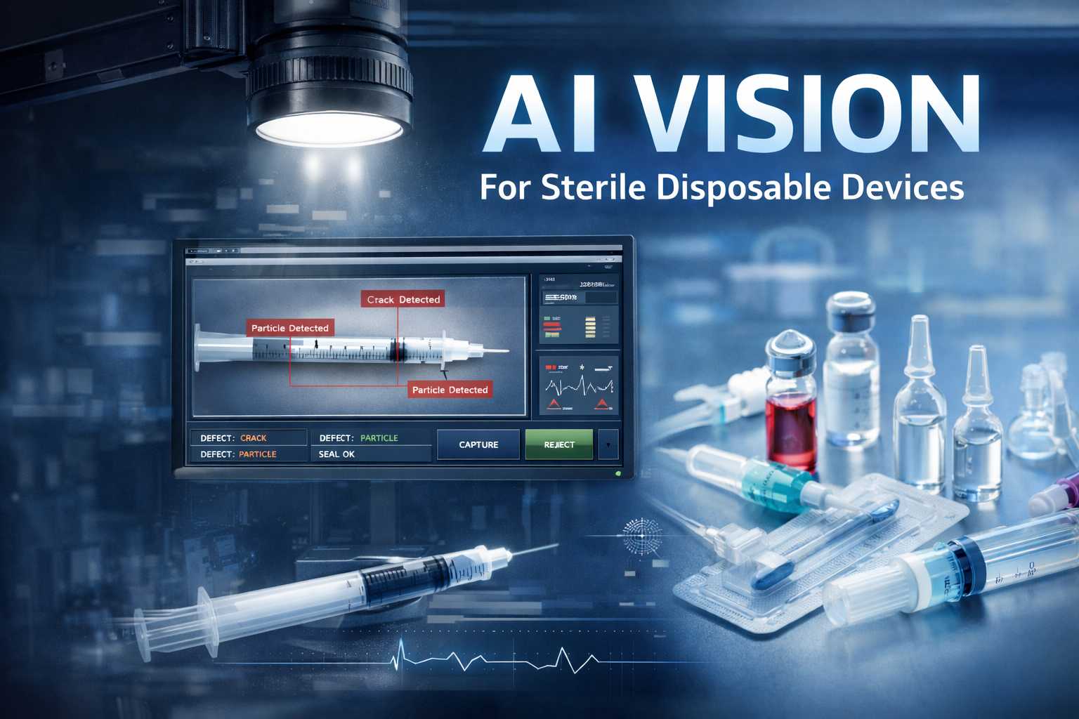 AI Vision for the Inspection of Sterile Single-Use Devices