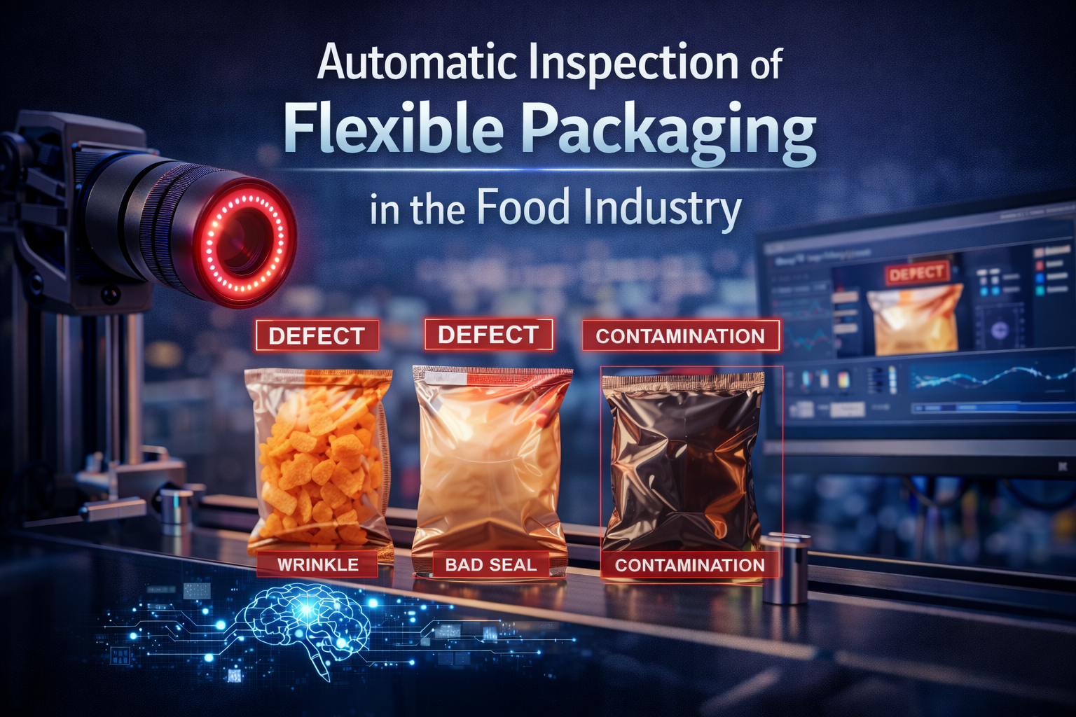 Ispezione Automatica di Packaging Flessibili nel Food