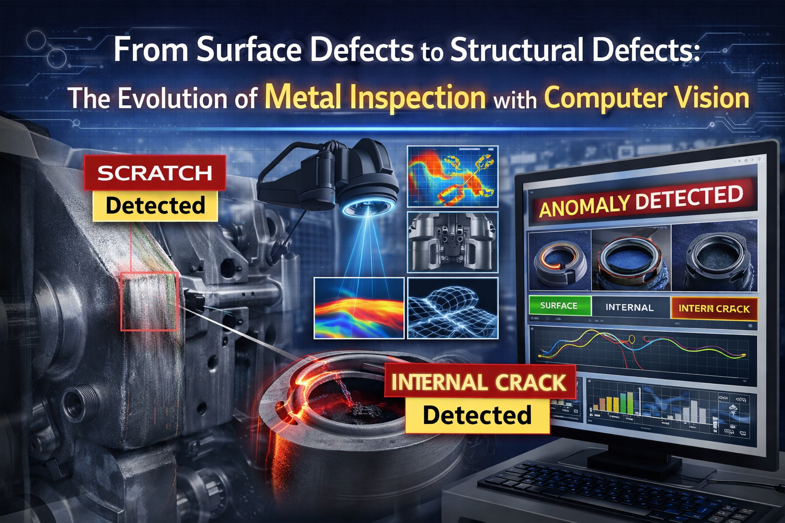 Dal Difetto Superficiale al Difetto Strutturale: Evoluzione dell’Ispezione Metalli con Computer Vision
