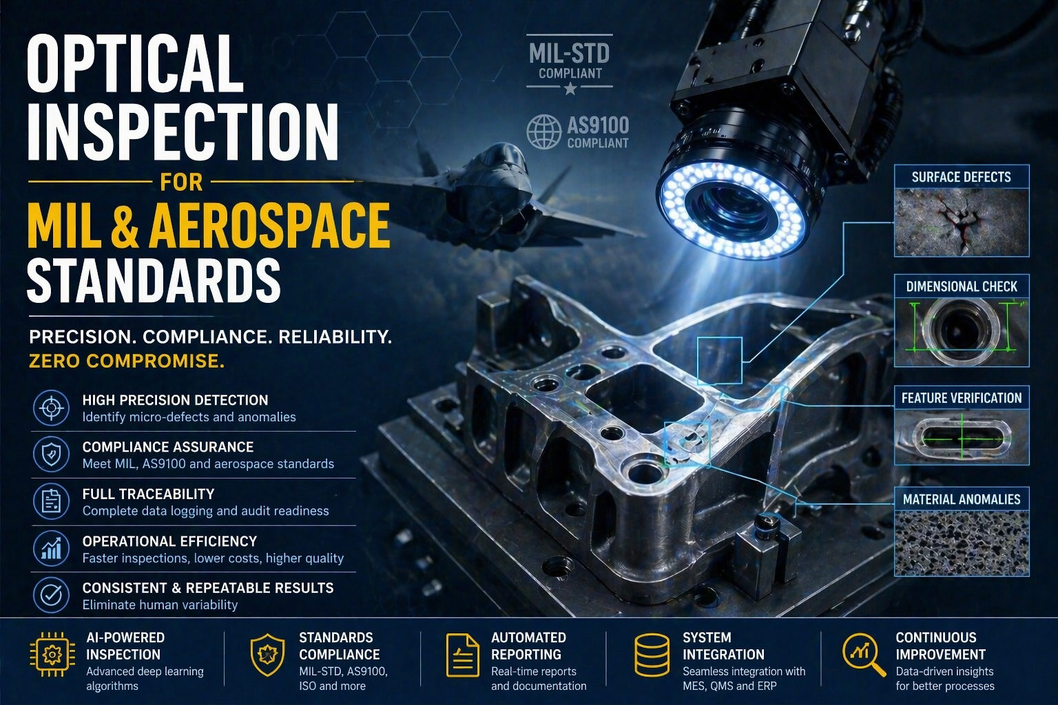 Ispezione Ottica per Standard MIL e Aerospace