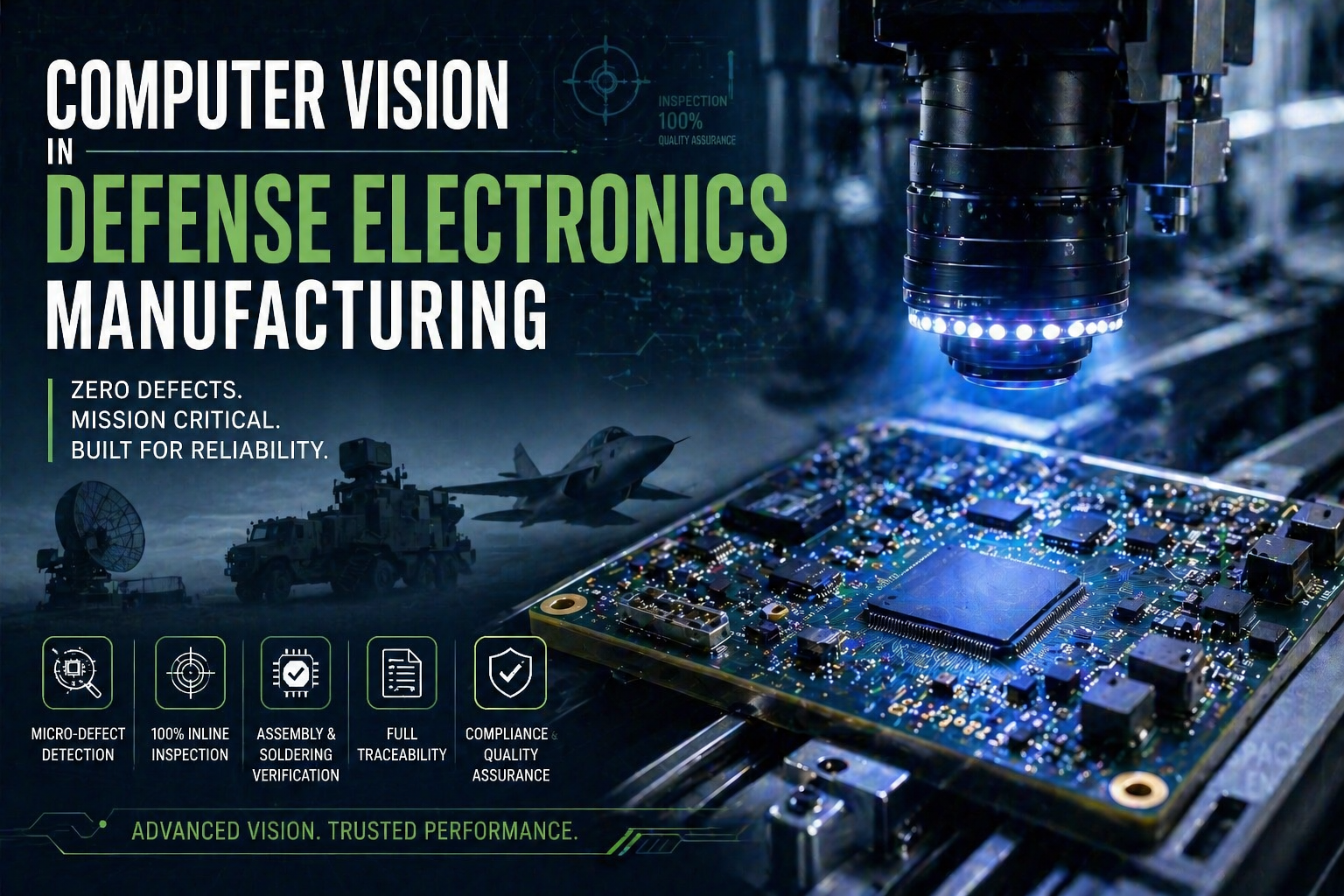 Computer Vision nella Produzione di Elettronica Defense