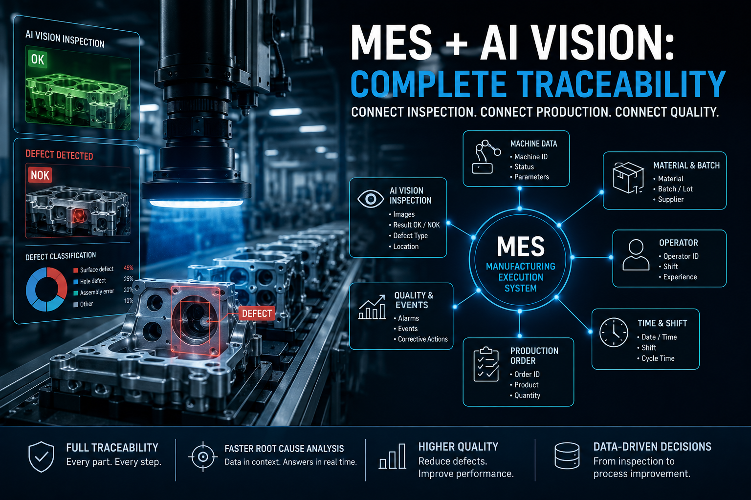 Integrazione MES + Computer Vision: Come Ottenere la Tracciabilità Totale