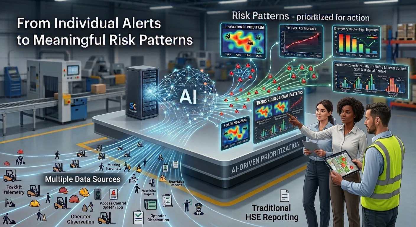 Dagli alert ai pattern di rischio: come l'AI aiuta l'HSE a definire le priorità