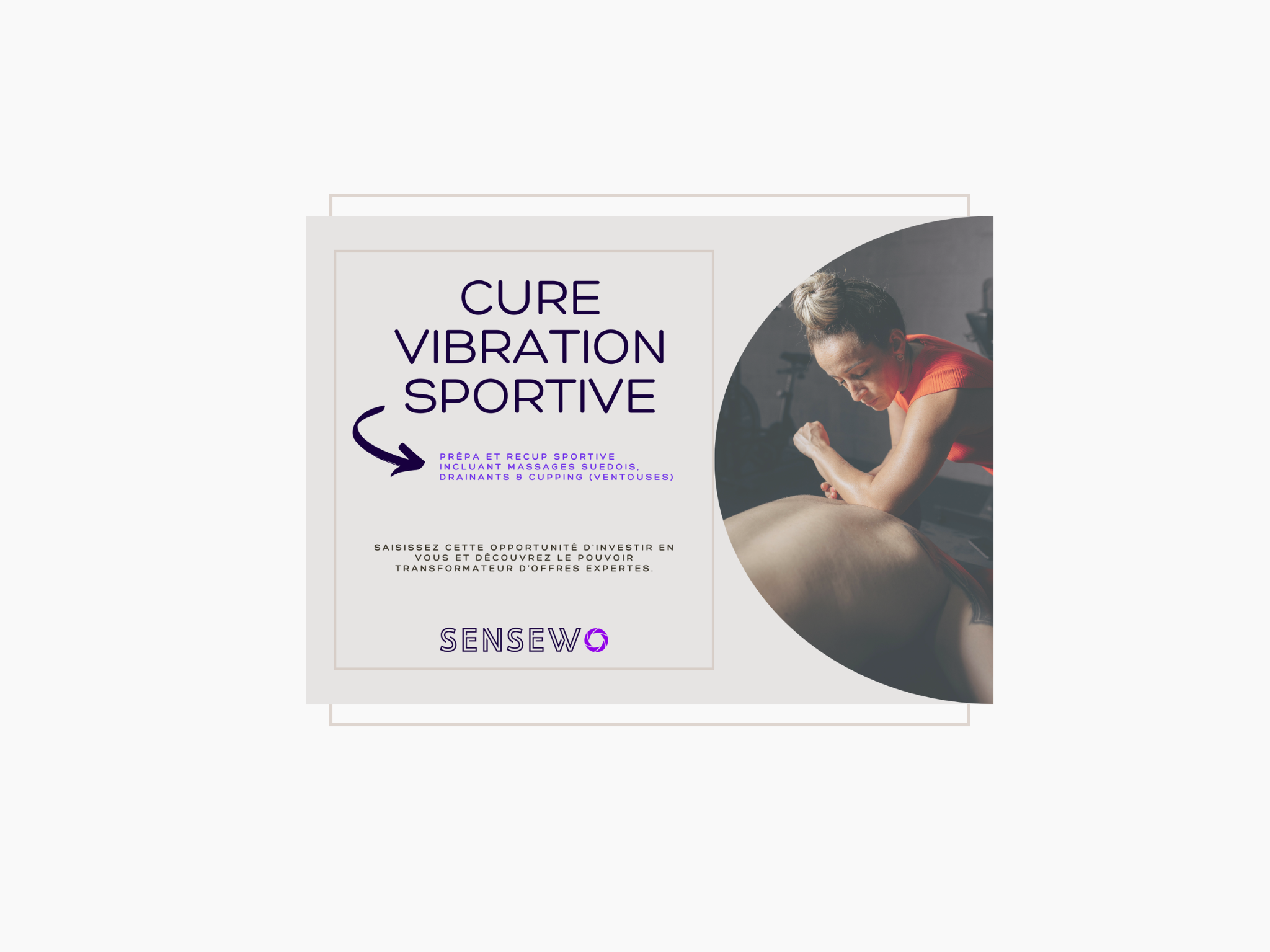Cure Vibration Sportive (5 séances dont 1 offerte)