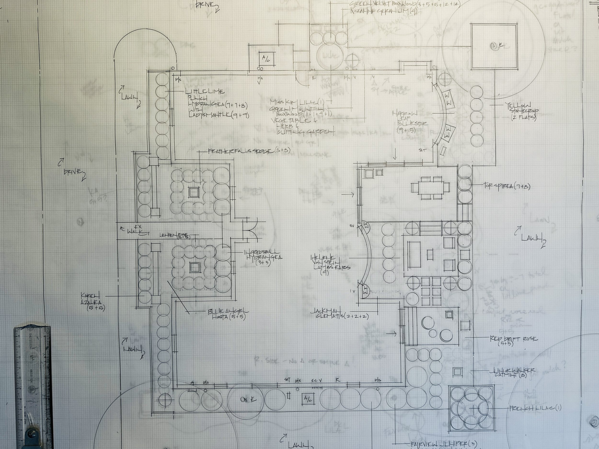 reworking curves into clean lines: a modern landscape transformation in sugar grove