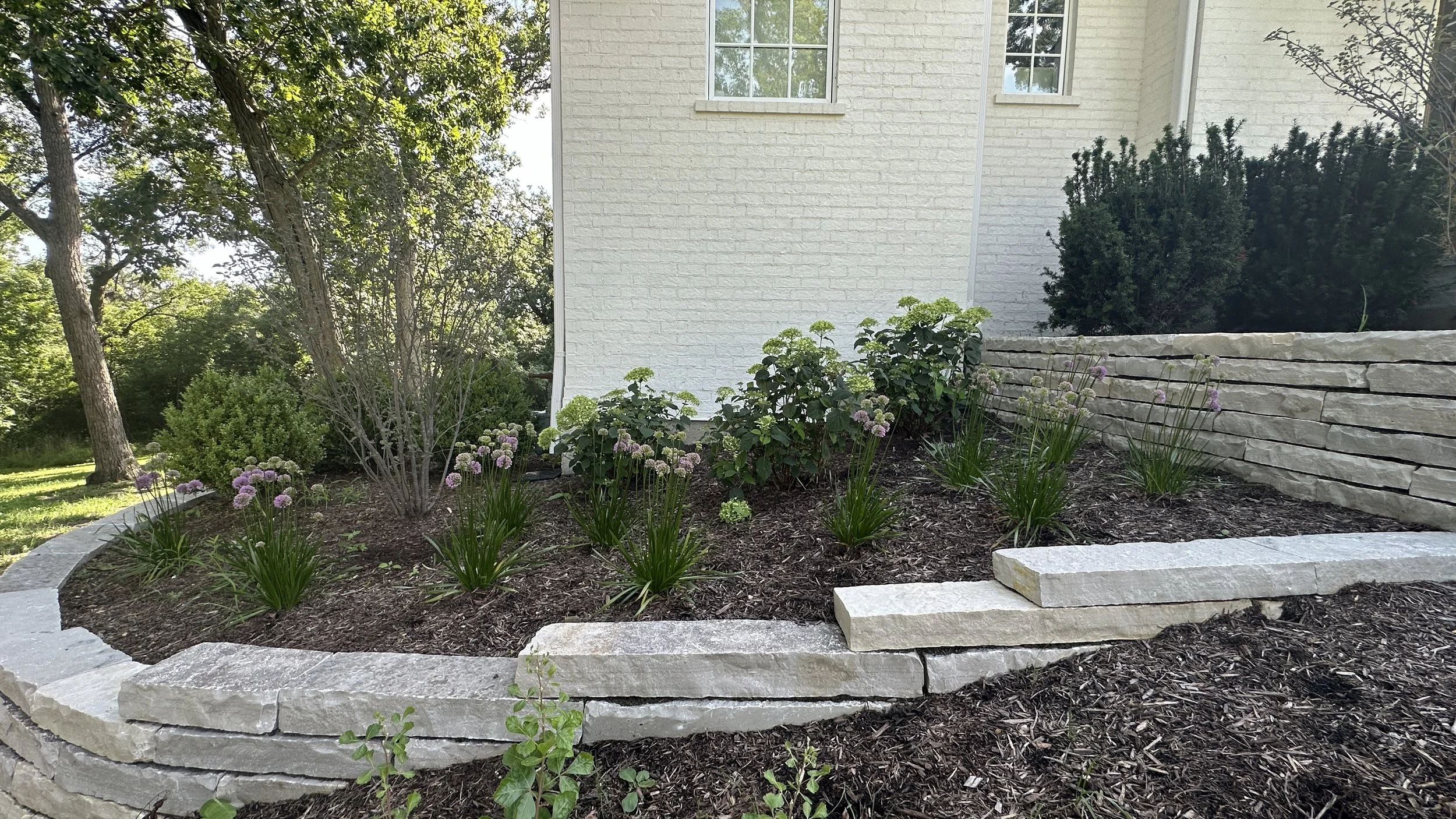 how the landscape installation process works (and why layout day matters so much)