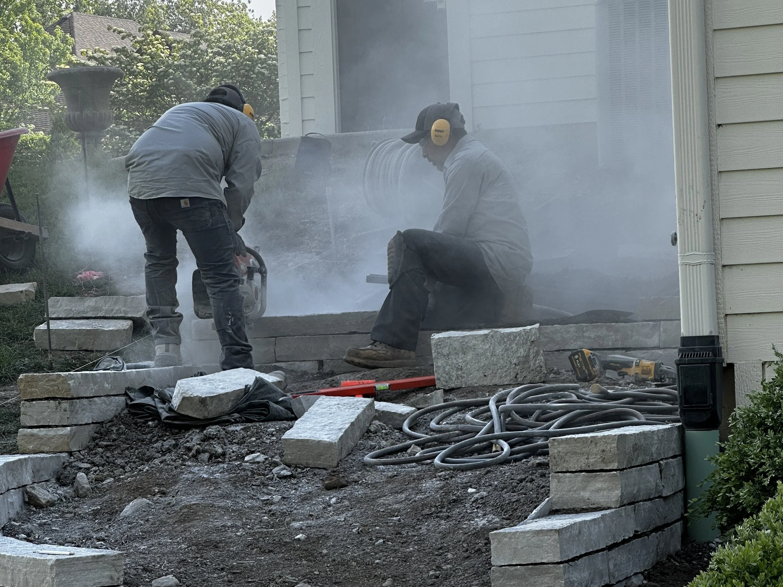 watching a backyard come to life in yorkville